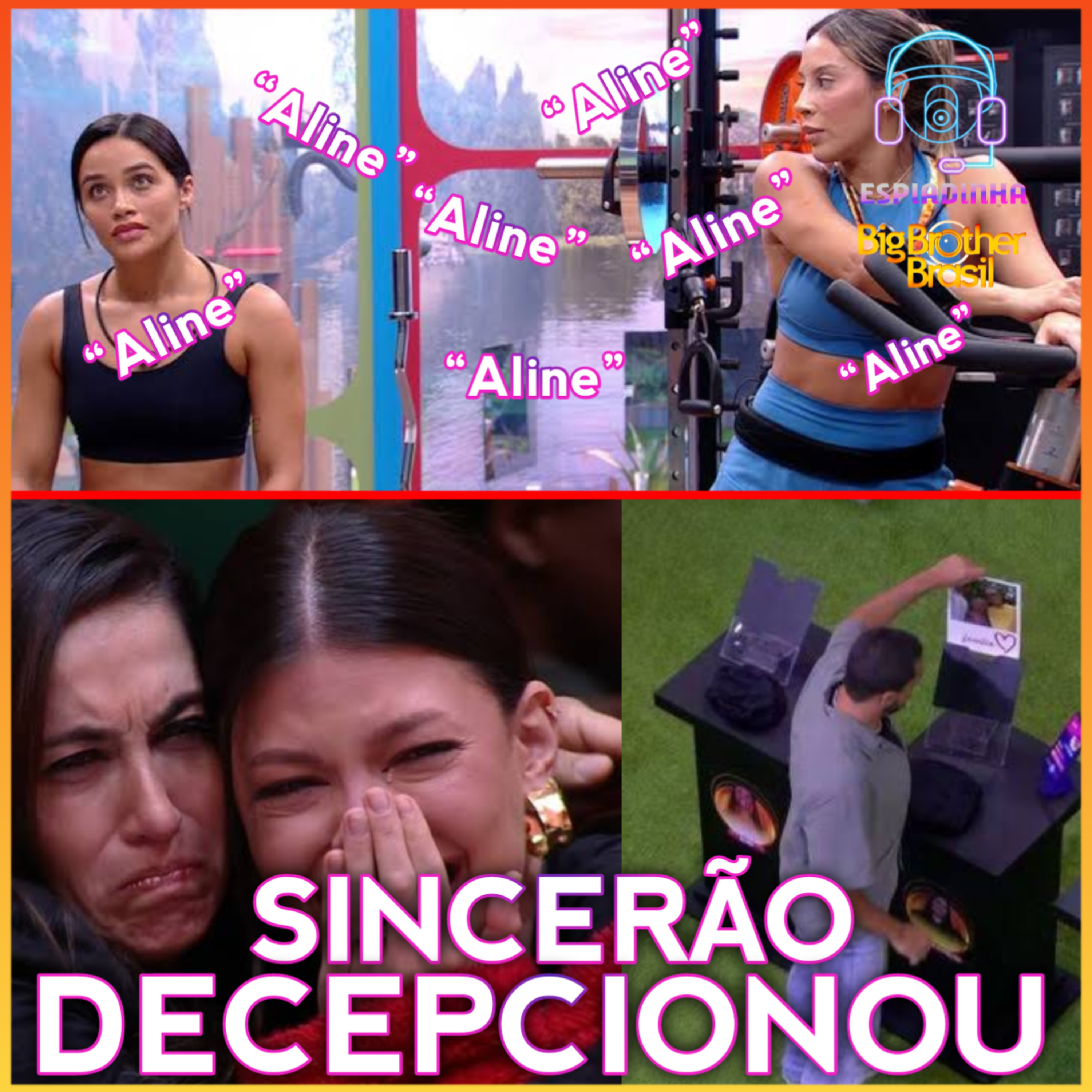 Sincerão decepciona com abraços e MUITO CHORO + Aline é DETONADA em conversa na Academia | BBB 25 episode artwork