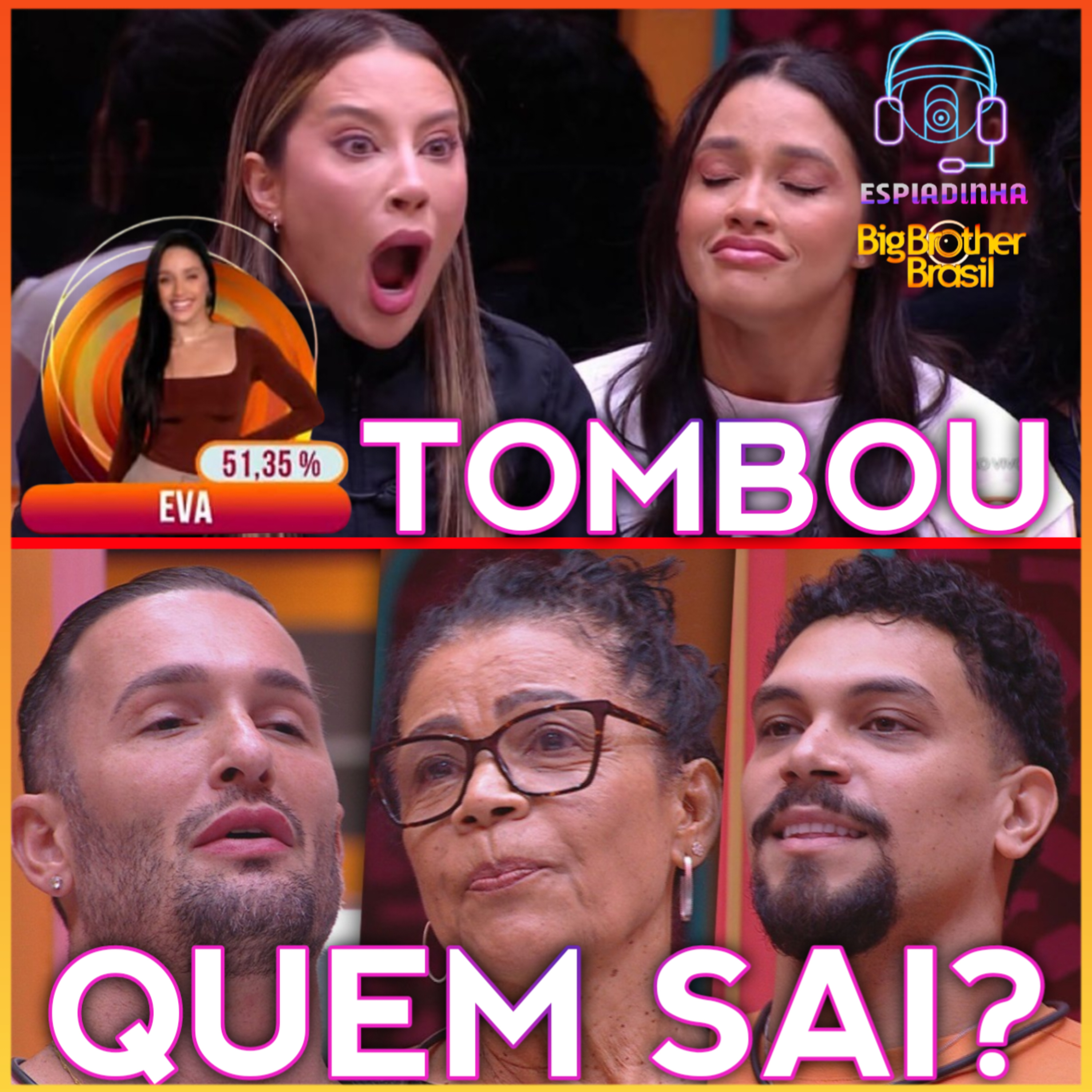 Diego, Vilma ou Vinicius, quem vai sair? + Eva Eliminada! + "Velha Sonsa" aconteceu? | BBB 25 episode artwork