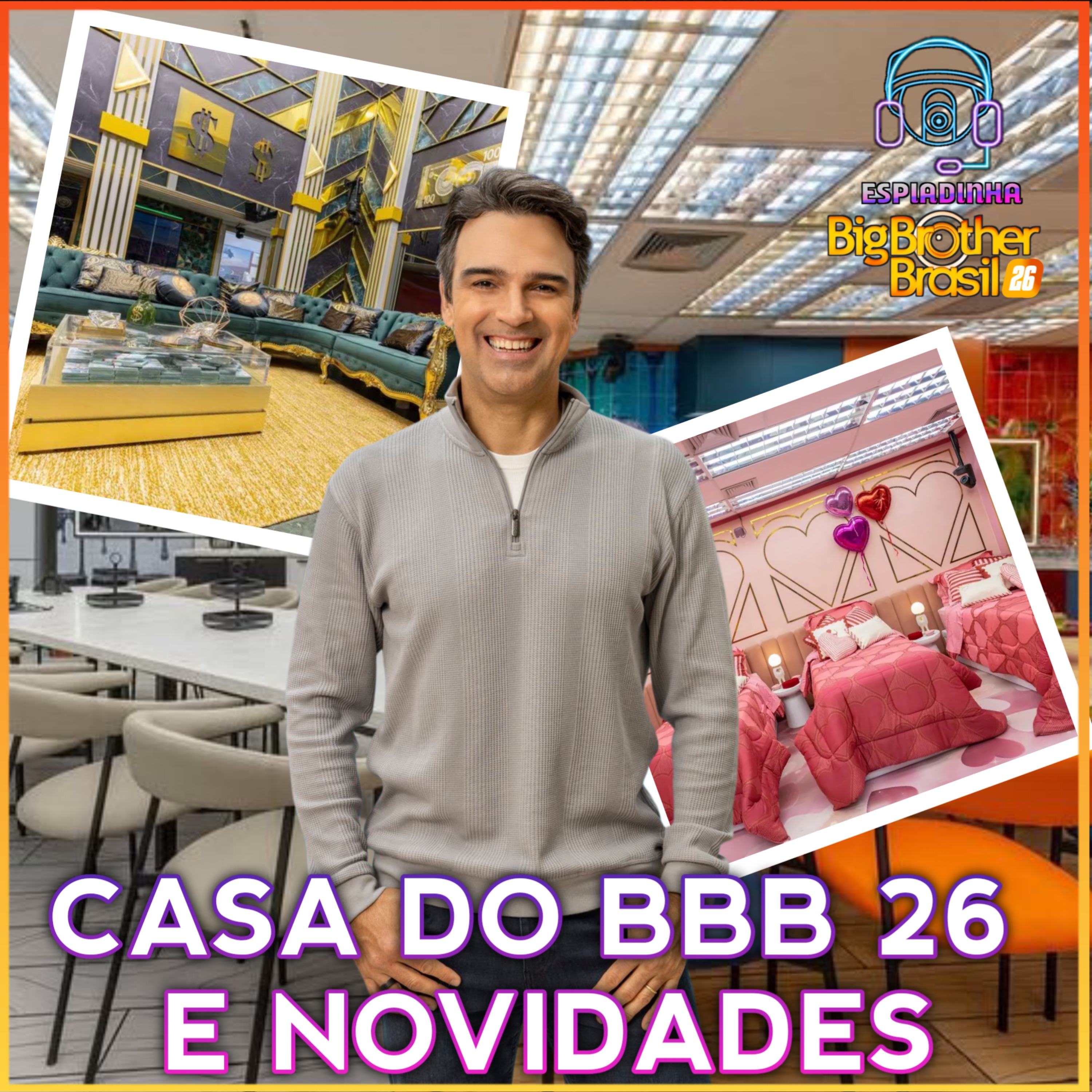 Casa do BBB 26 e novidades sobre as provas! episode artwork