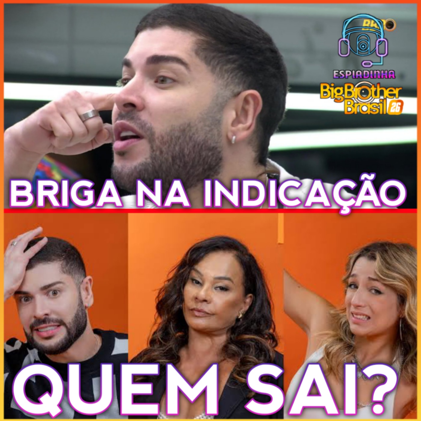 Marcelo, Samira ou Solange, quem vai SAIR? + Marcelo TRETOU com Jonas | BBB 26 episode artwork