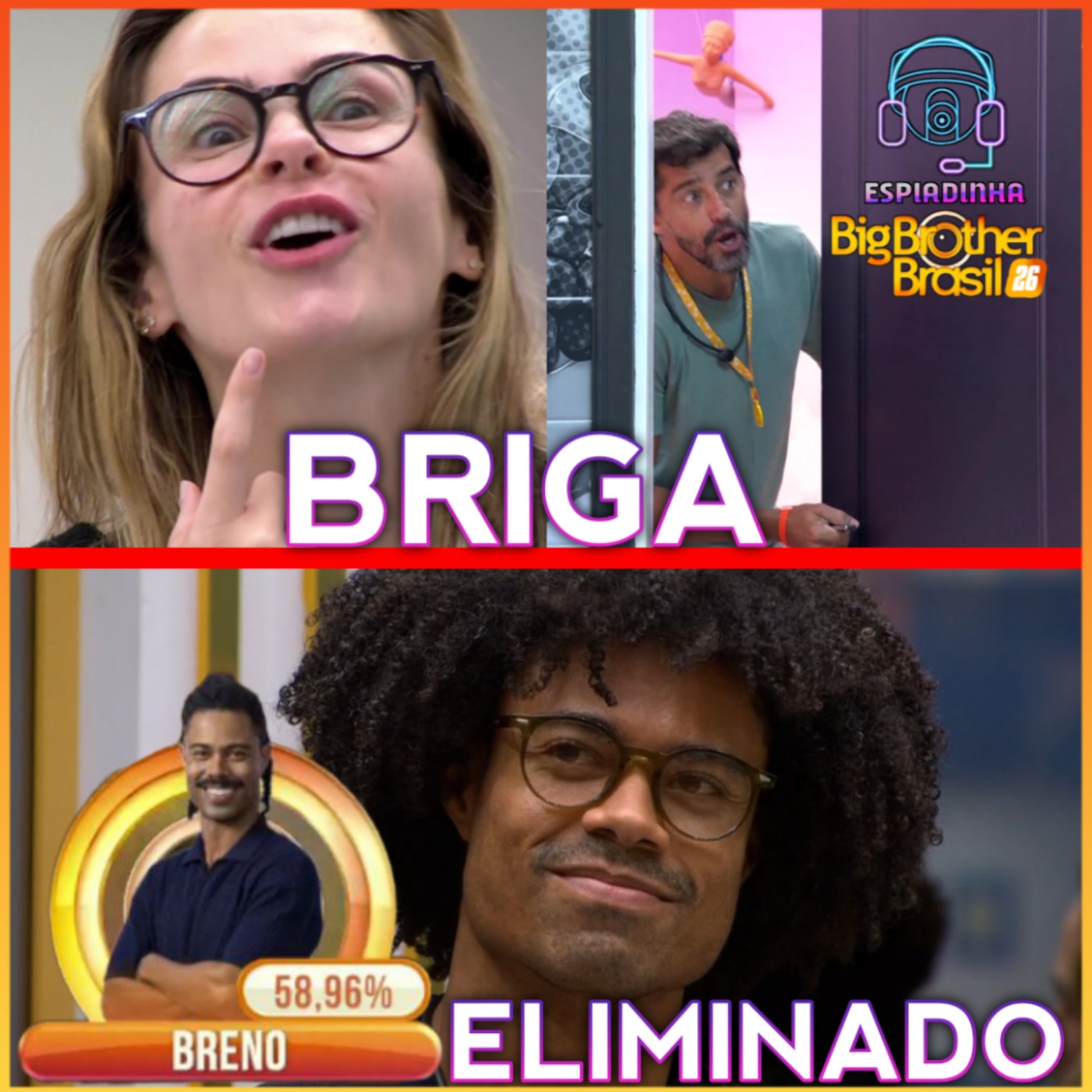 BRENO FOI ELIMINADO + ANA PAULA TRETA COM ALBERTO + JULIANO QUER JOGAR SUJO? | BBB 26 episode artwork