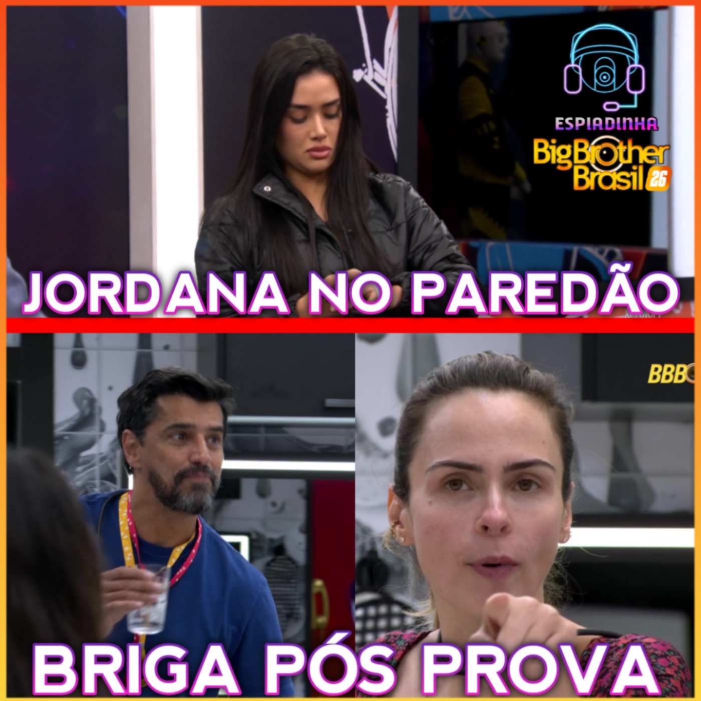 JORDANA NO PAREDÃO + LEANDRO GANHOU O ANJO + ANA PAULA E COWBOY BRIGARAM | BBB 26 episode artwork