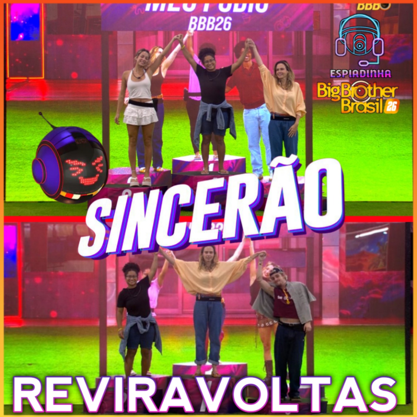 SINCERÃO DO PÓDIO CAUSOU + ANA PAULA TRETA COM SAMIRA + MILENA TIROU A ANA DO TOP 2 | BBB 26 episode artwork