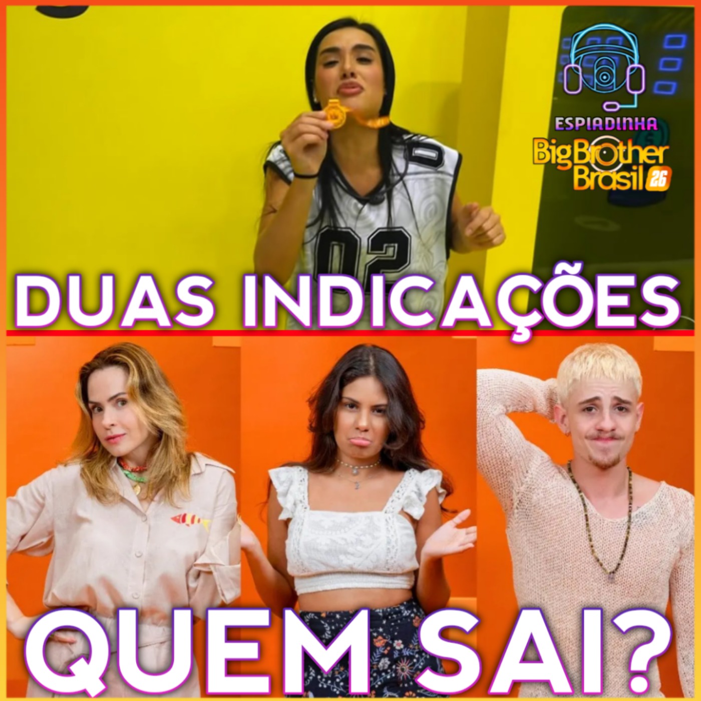 ANA PAULA, GABRIELA E JULIANO NO PAREDÃO + JORDANA LÍDER E INDICOU DOIS | BBB 26 episode artwork