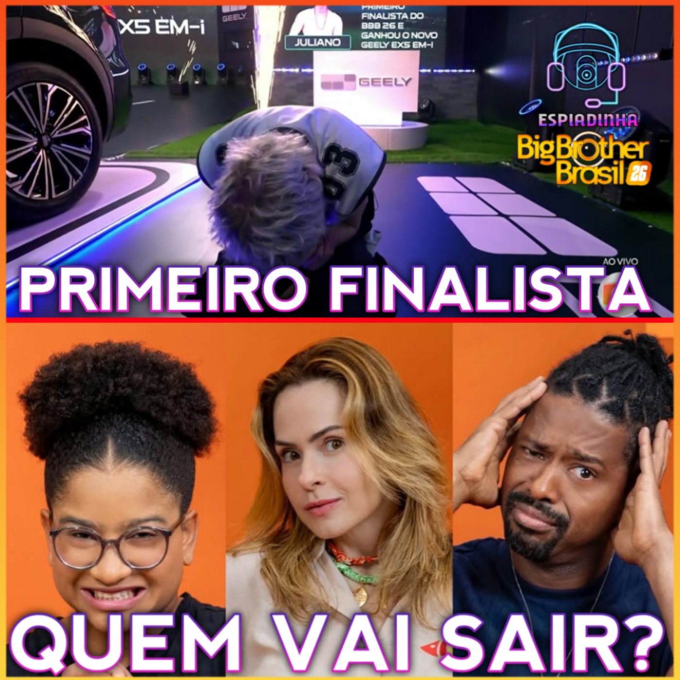 ANA PAULA, LEANDRO E MILENA NO PAREDÃO + JULIANO É O PRIMEIRO FINALISTA | BBB 26 episode artwork