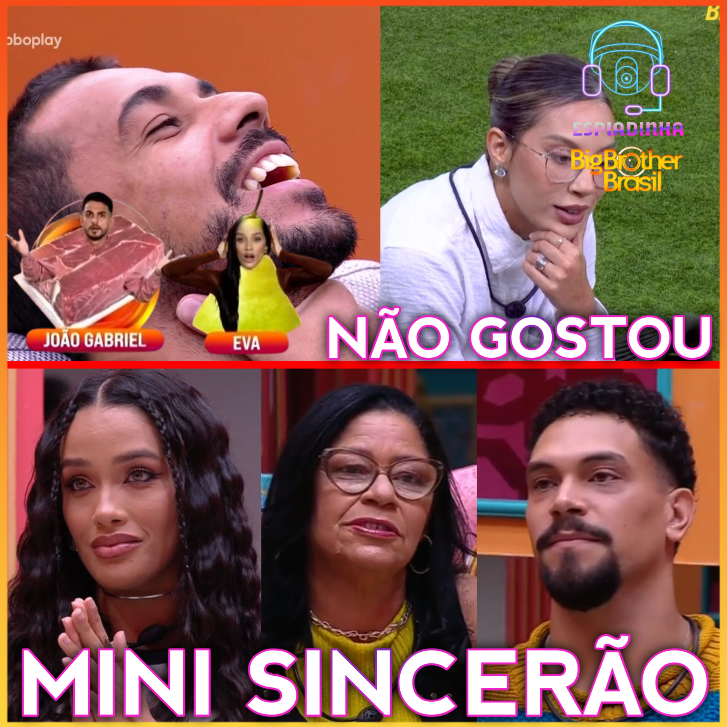 Pêra e Carne Seca vira um caos nos ex-fantásticos + Mini Sincerão com os Emparedados | BBB 25 episode artwork