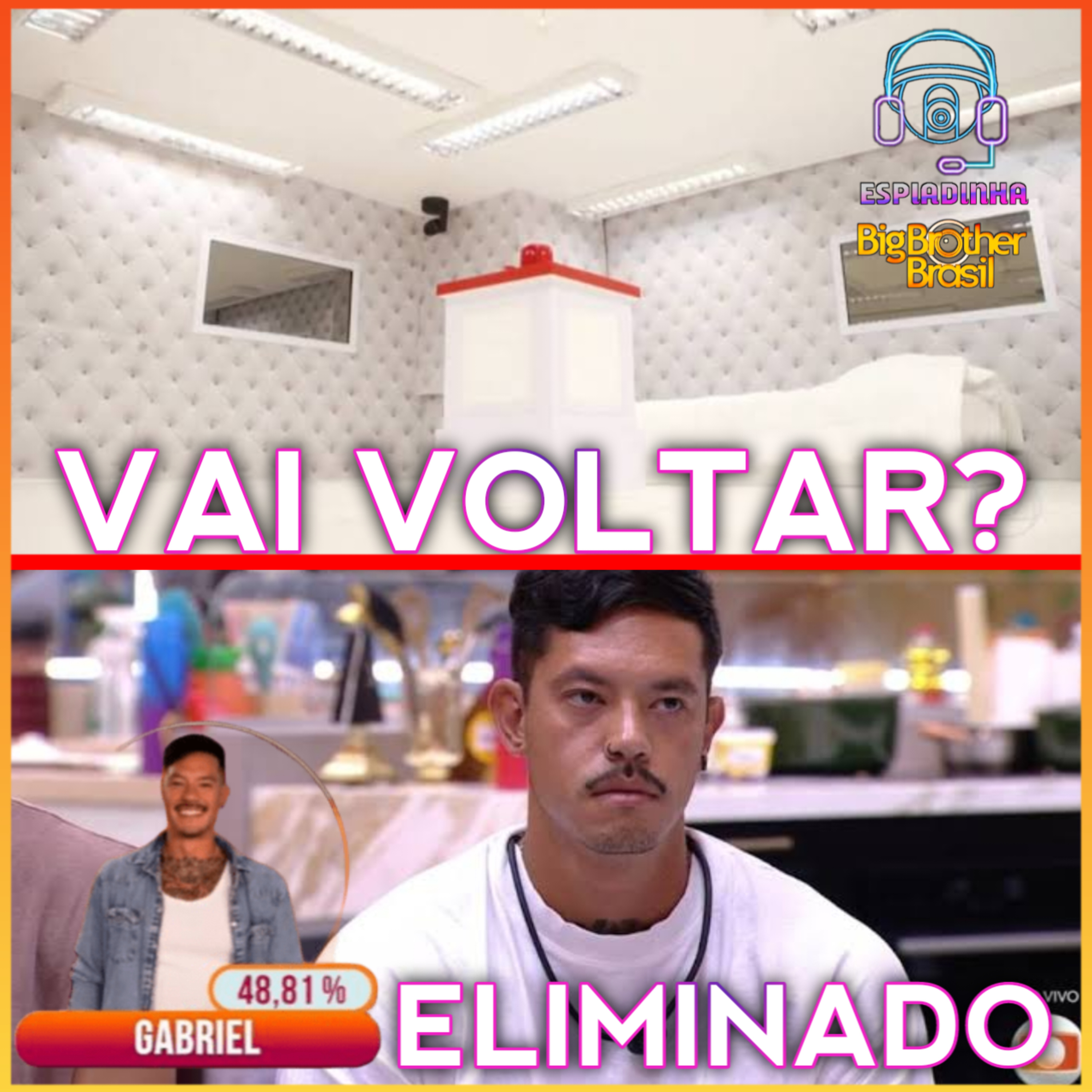 Gabriel eliminado pelo voto de CPF + Quarto Branco e Casa de Vidro de volta? | BBB 25 episode artwork