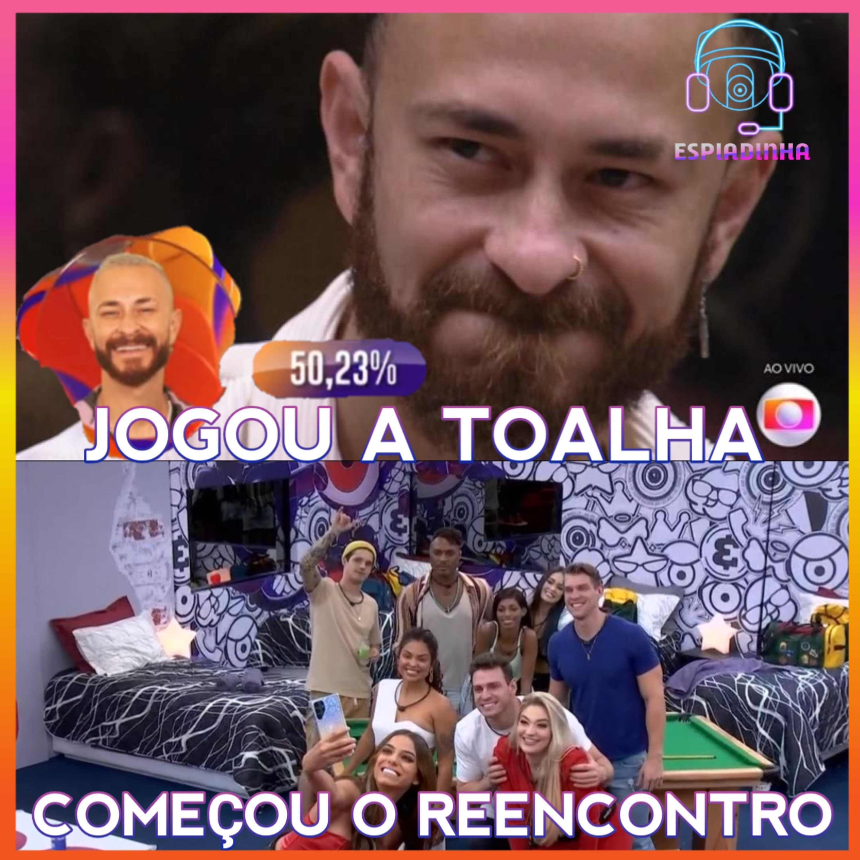 Fred Boco Roso eliminado e desistiu + início da casa do reencontro! | BBB 23 episode artwork