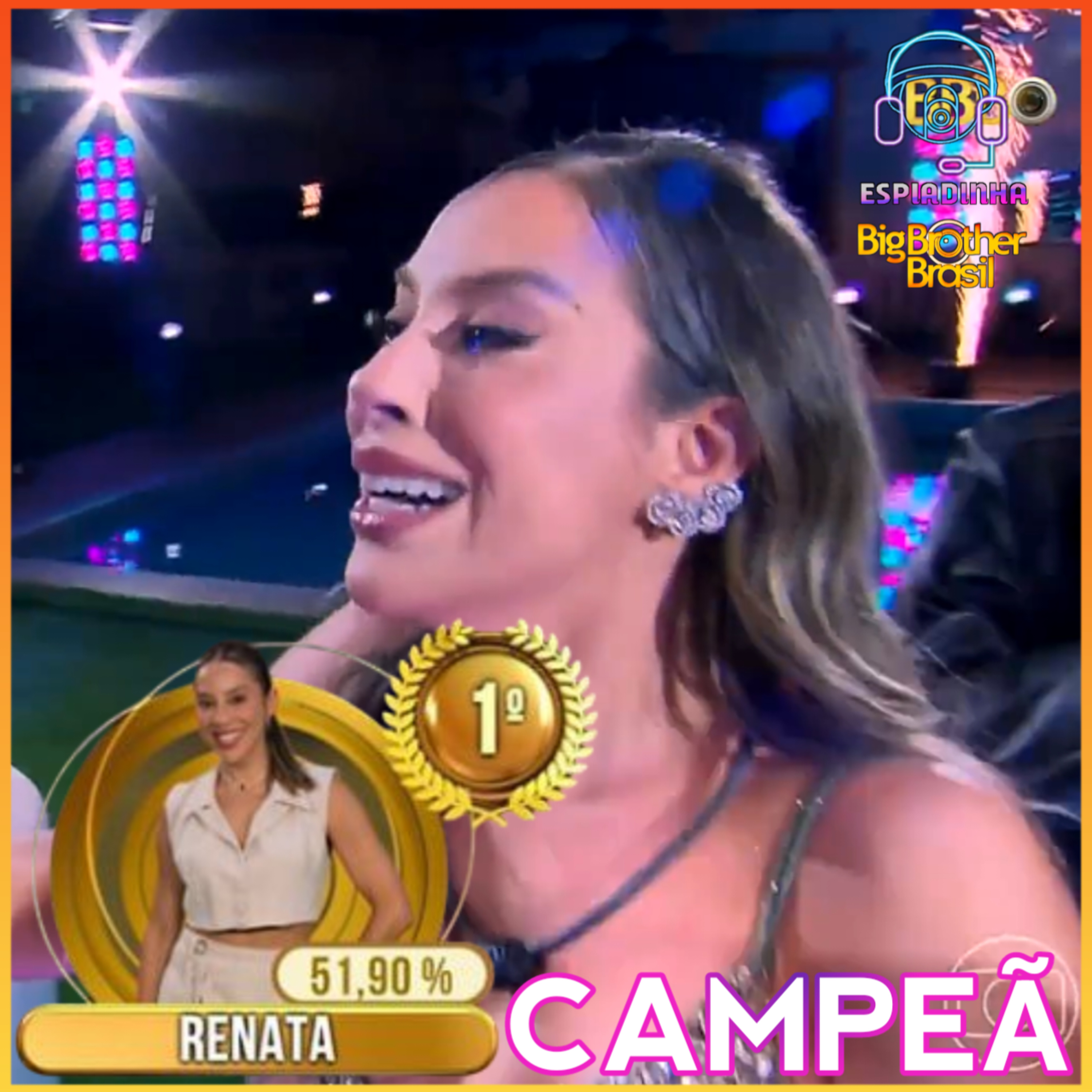 Renata é Campeã do BBB 25, mas PERDEU no voto único! | BBB 25 episode artwork