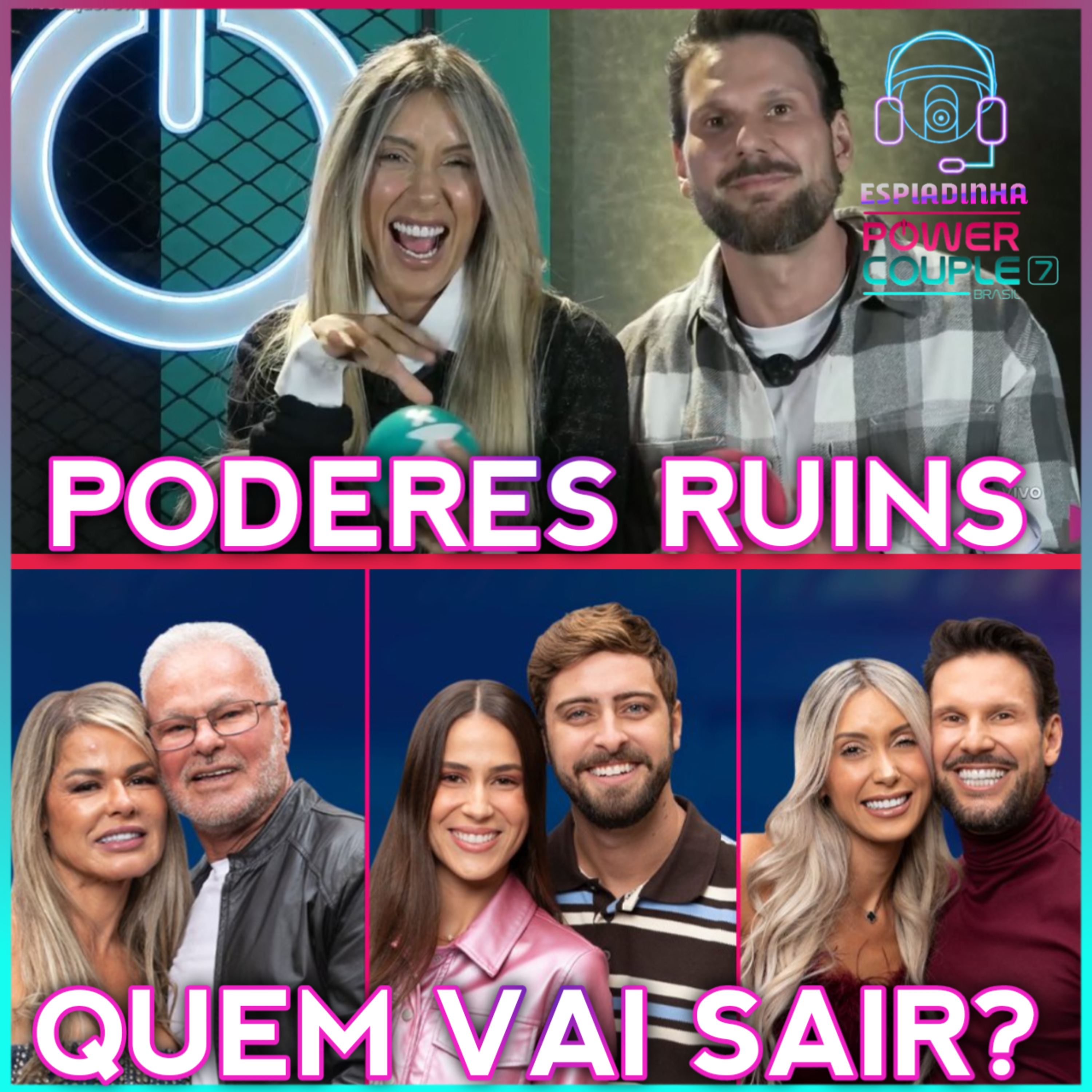 Cris e Kadu, Nat e Eike e Talira e Pessina QUEM SAI? + Esferas dos Poderes RUINS! | Power Couple 7 episode artwork