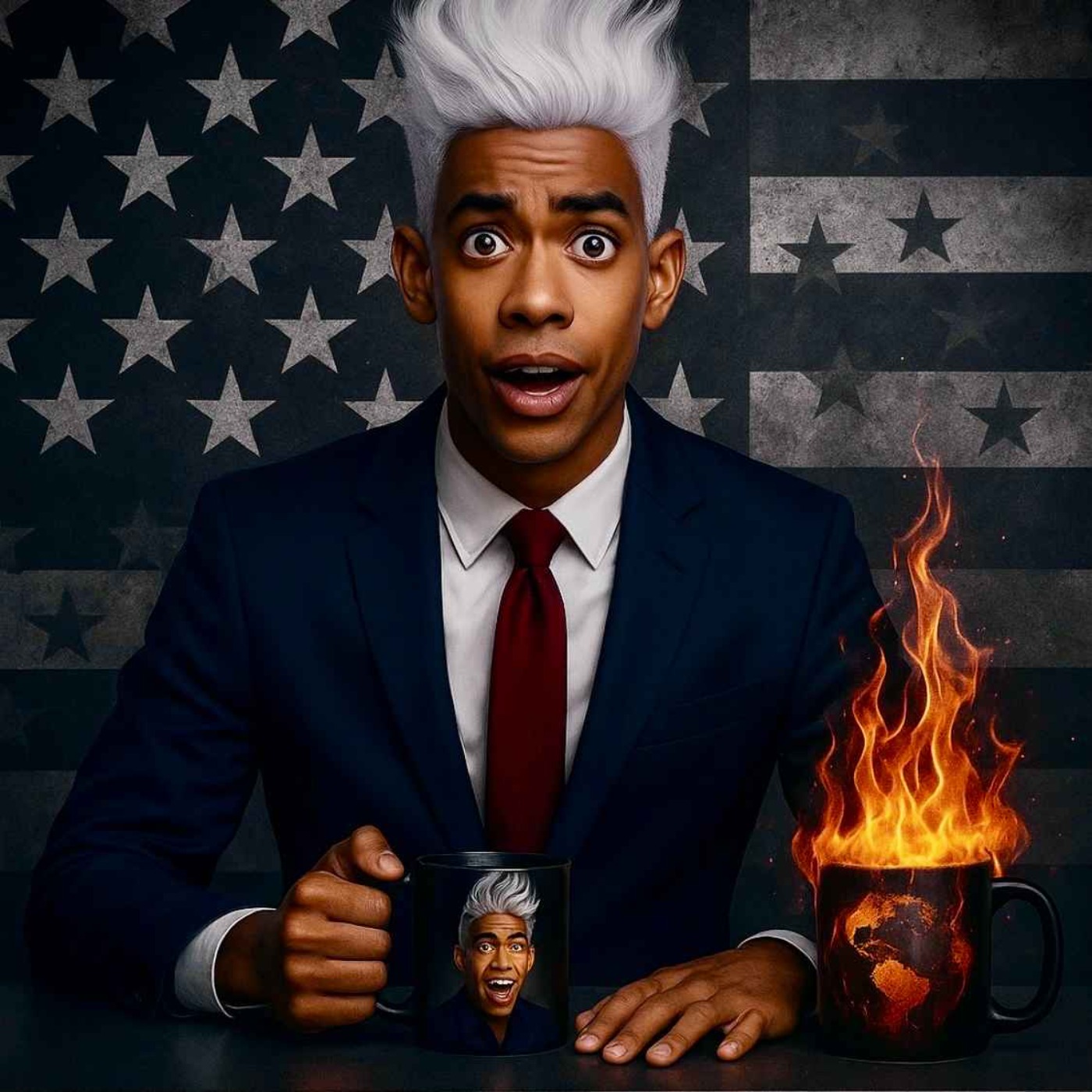 "AS THE WORLD BURNS" DEBUT EPISODE: GEORGE SANTOS episode artwork