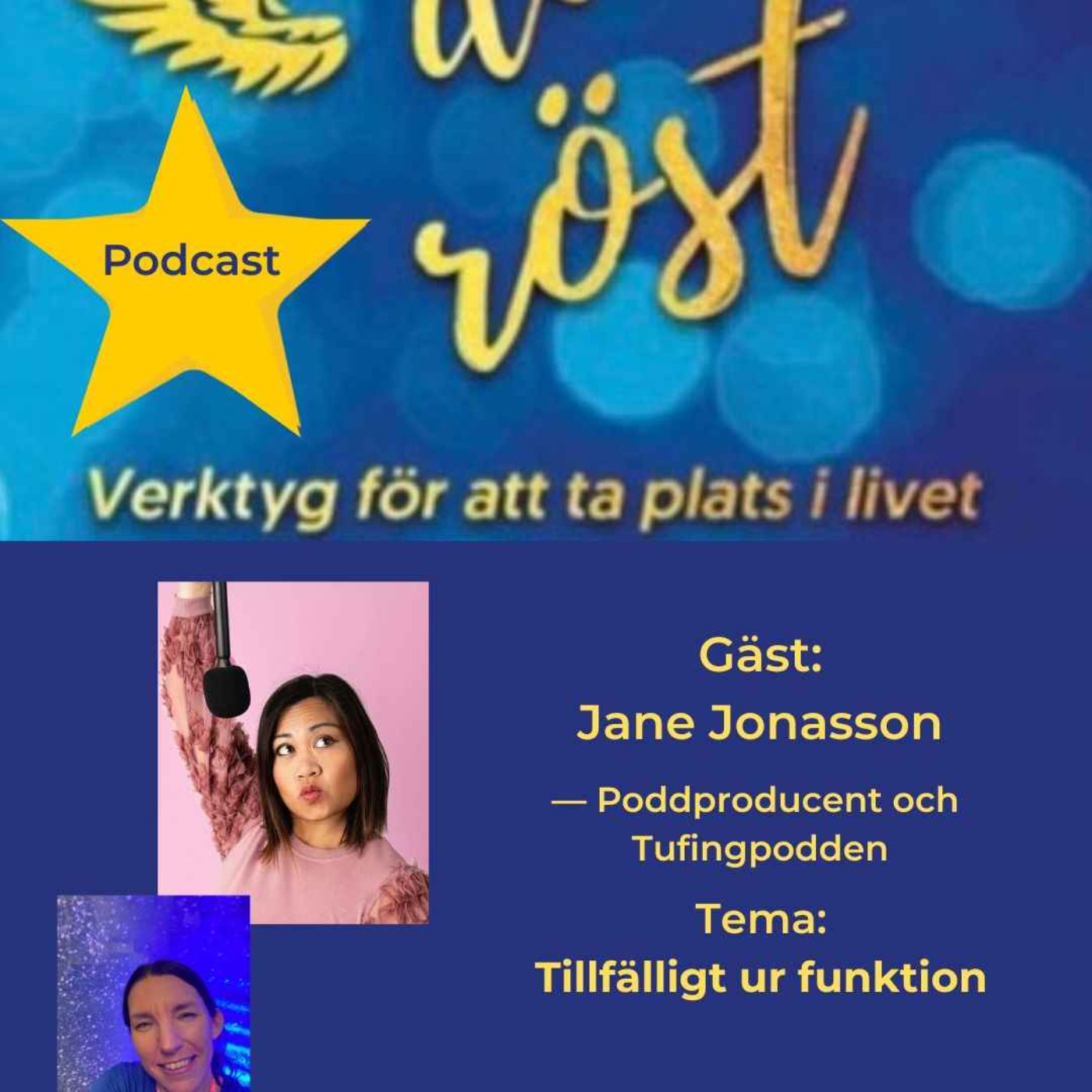 52. Tema: Tillfälligt ur funktion. Gäst: Jane Jonasson