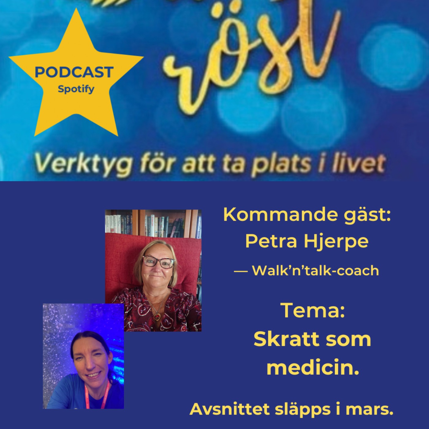 64. Tema: Skratt som medicin. Gäst: Petra Hjerpe