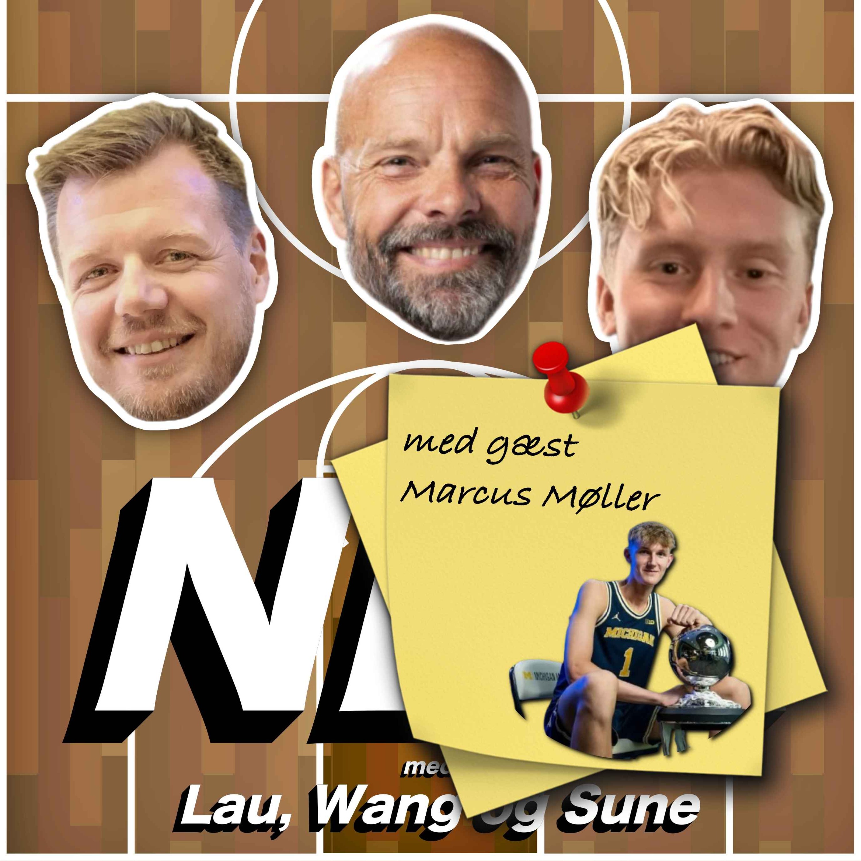 Ep. 21: 218 cm høje Marcus Møller gæster podcasten - mens Luka er skadet, og Jaden Ivey er ude