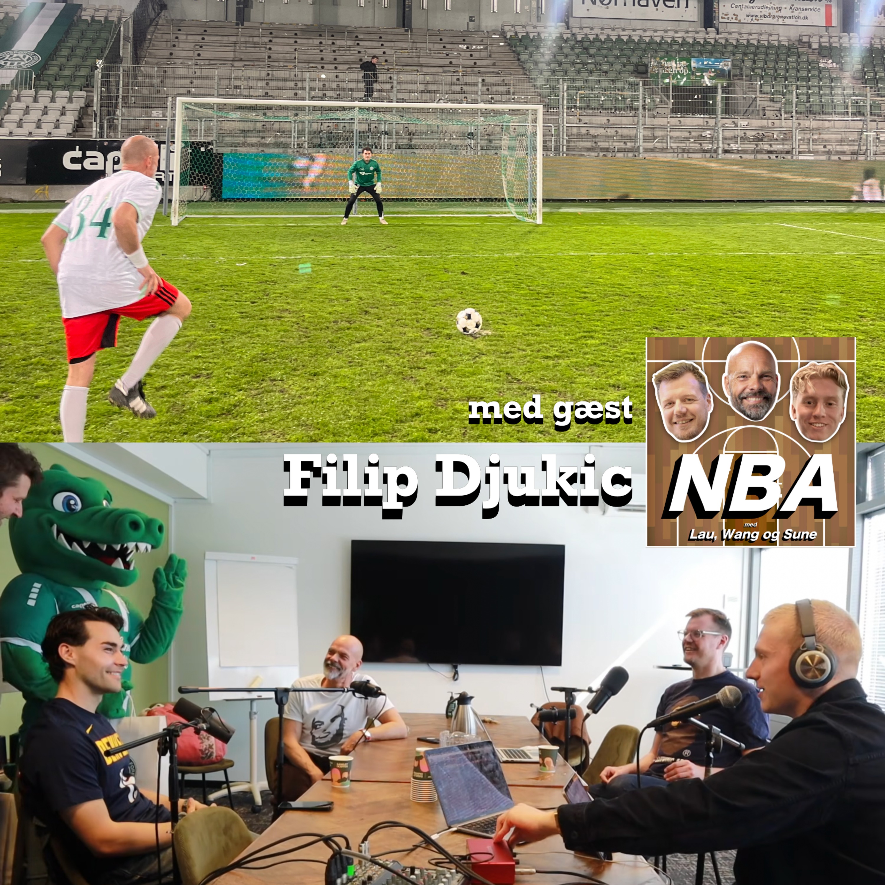 Ep. 24: Vi forudser SLUTSPILLET med fodboldspiller Filip Djukic!