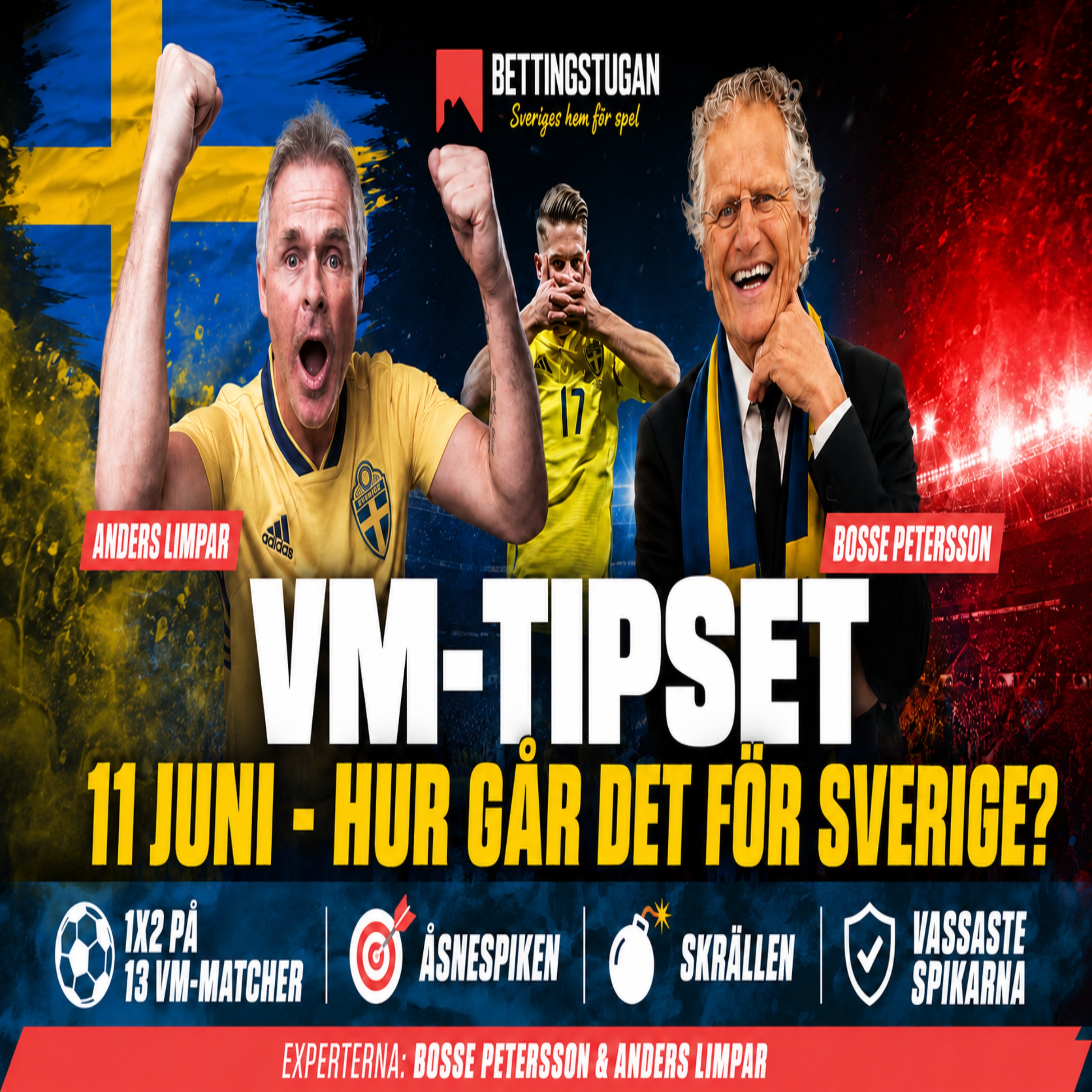 Uppsnack VM-Tipset - 13 VM-matcher! episode artwork