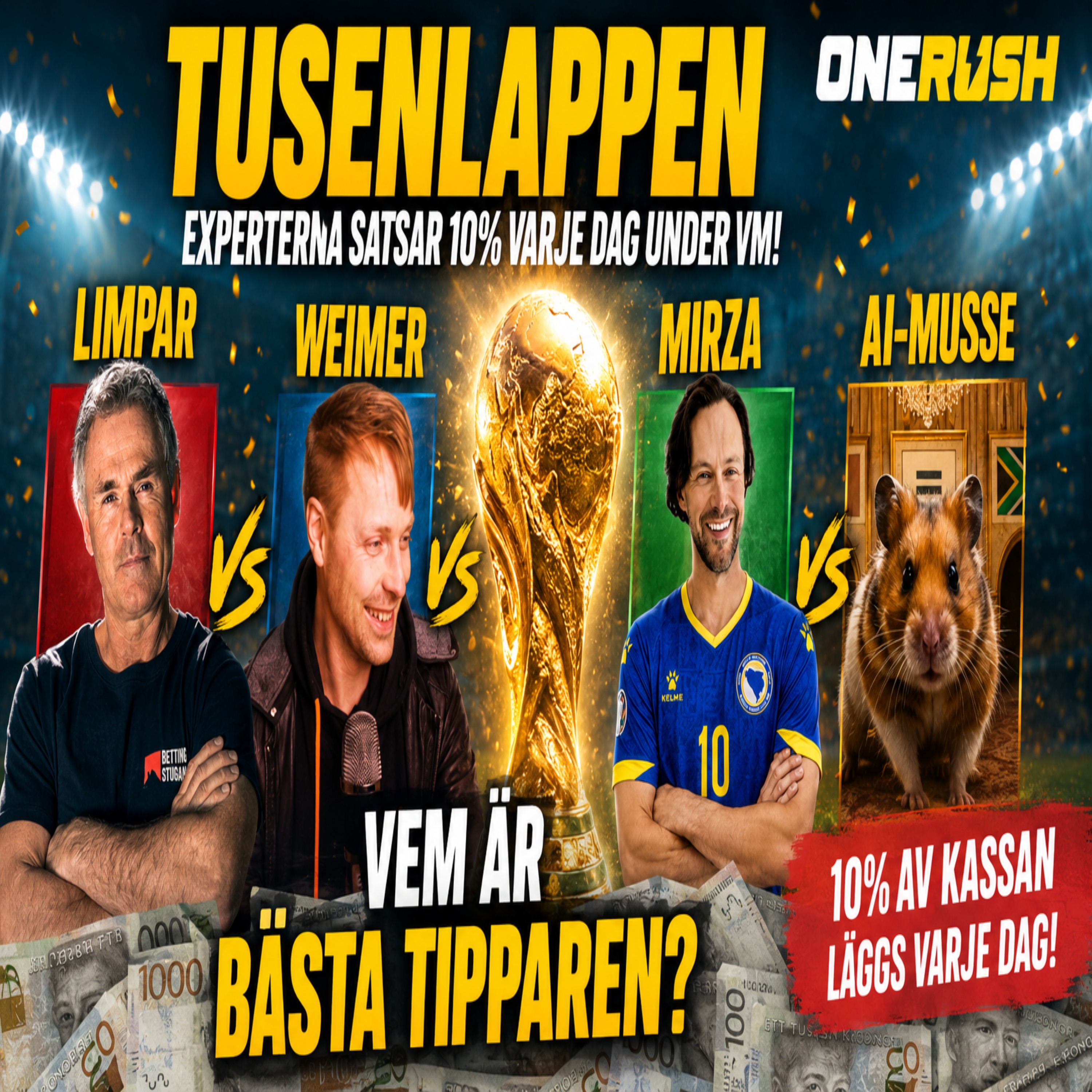 TUSENLAPPEN! » Vinner spelexperten, fotbollsproffset, journalisten eller AI-spelaren? episode artwork