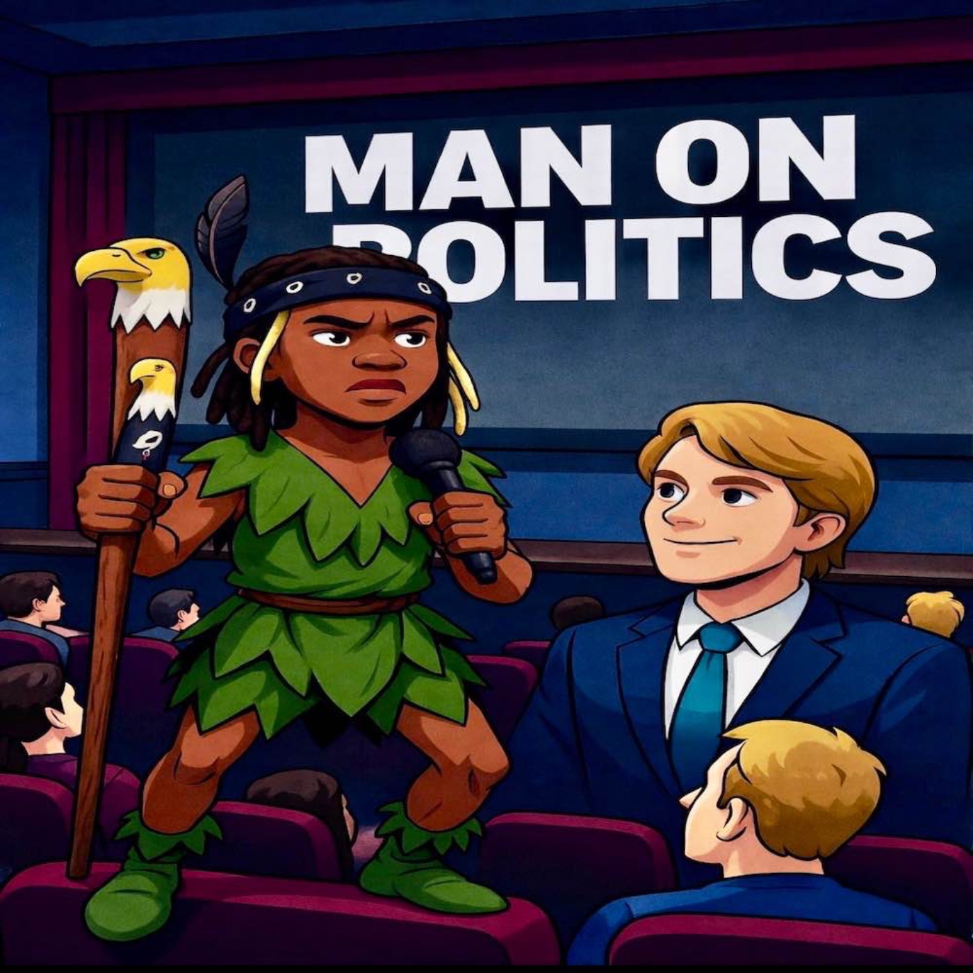 MAN ON POLITICS