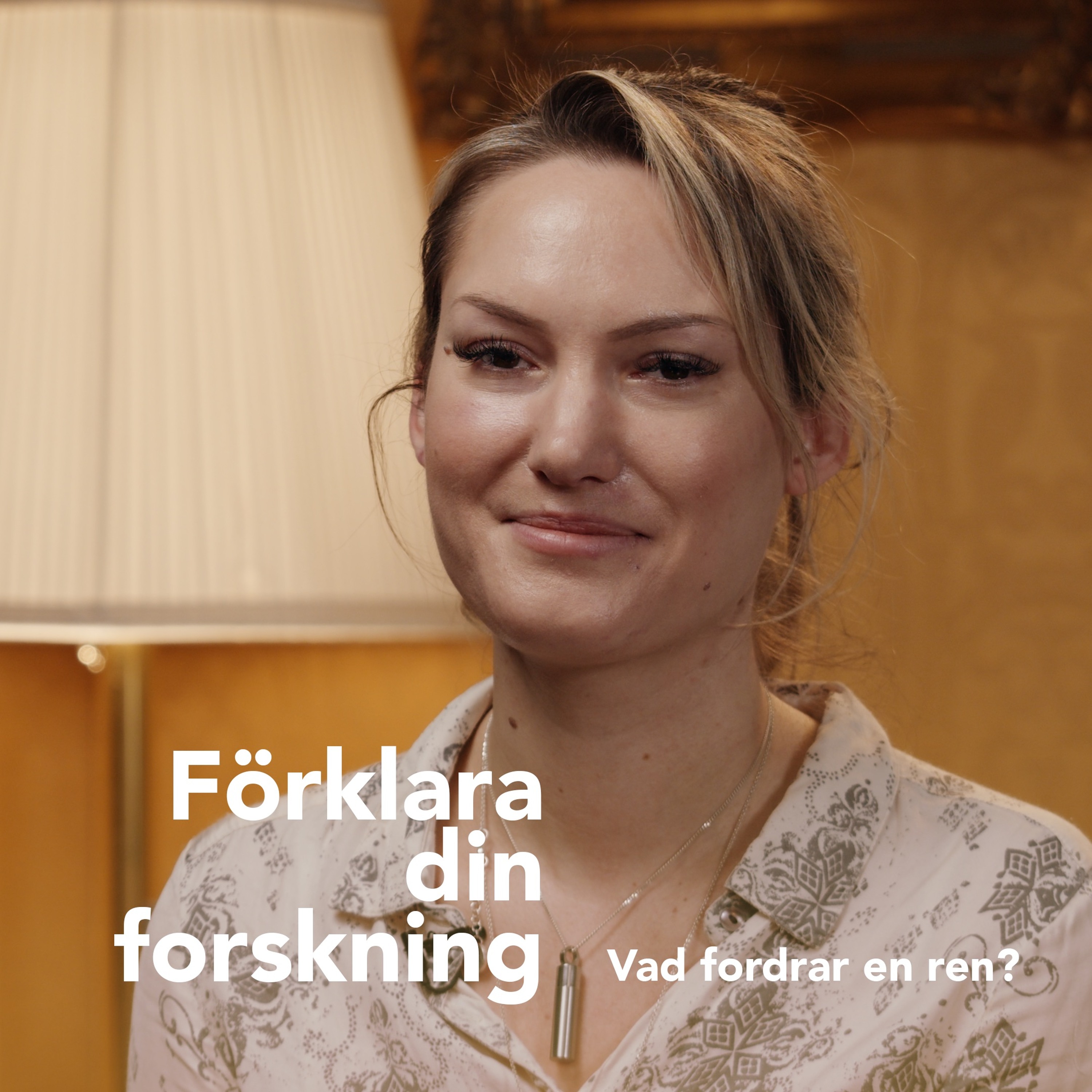 Podcastbild: 56. Förklara din forskning 2024 – Vad fordrar en ren med Heidi Rautiainen
