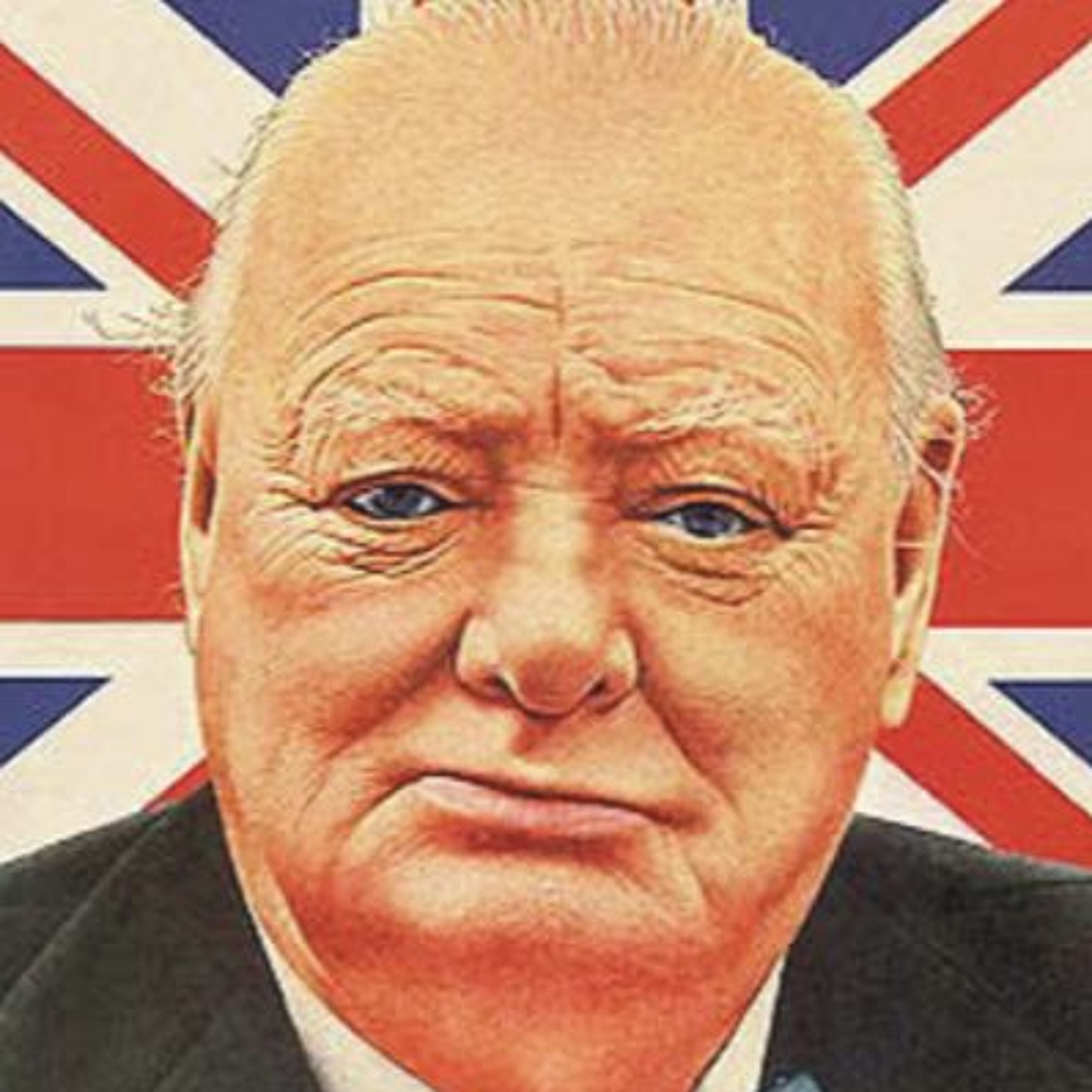 Podcastbild: 32. Luthersson läser världslitteraturen 2015 – Om Winston Churchill med Erik Hedling