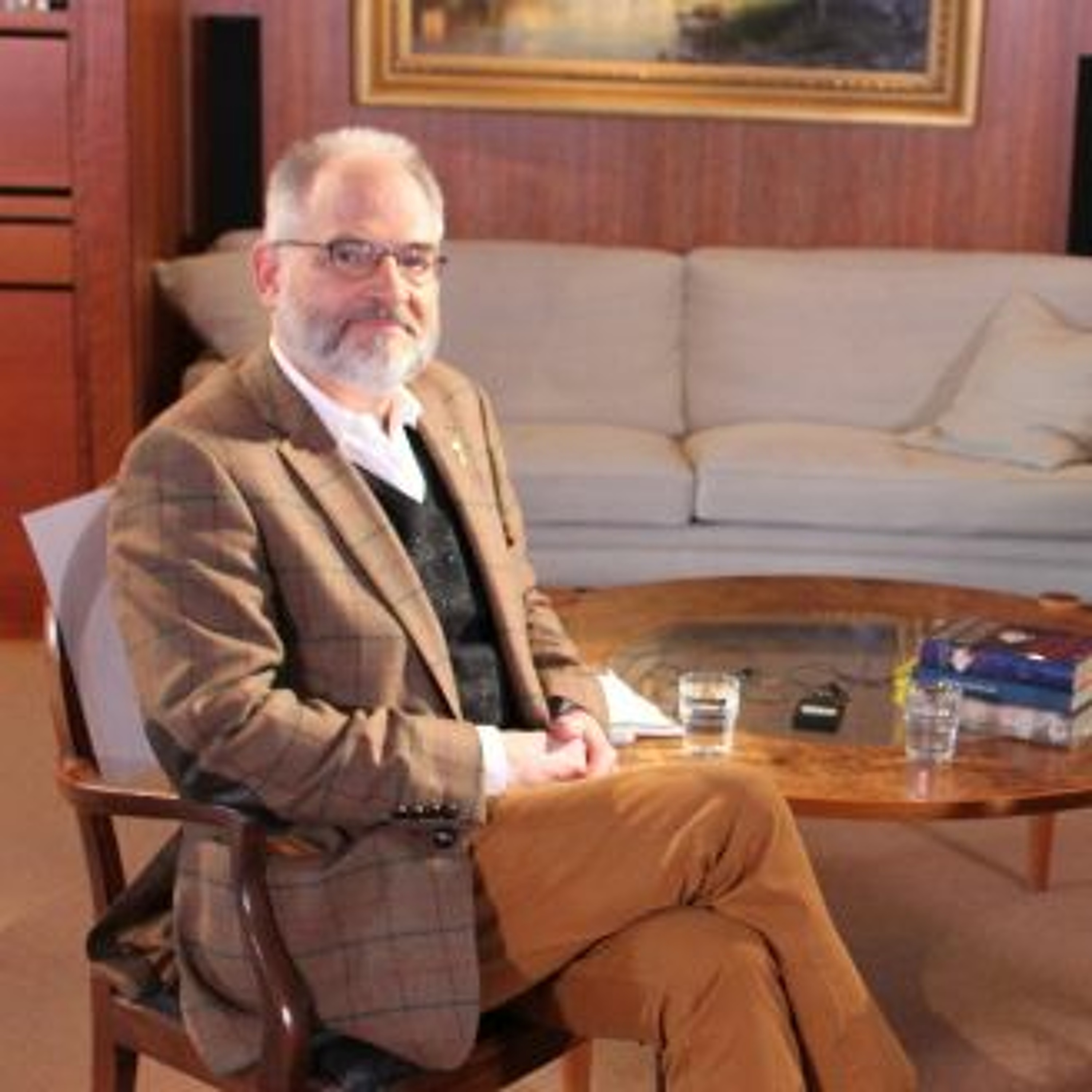 Podcastbild: 4. Luthersson läser världslitteraturen 2013 – Om Salman Rushdie med Per Bauhn