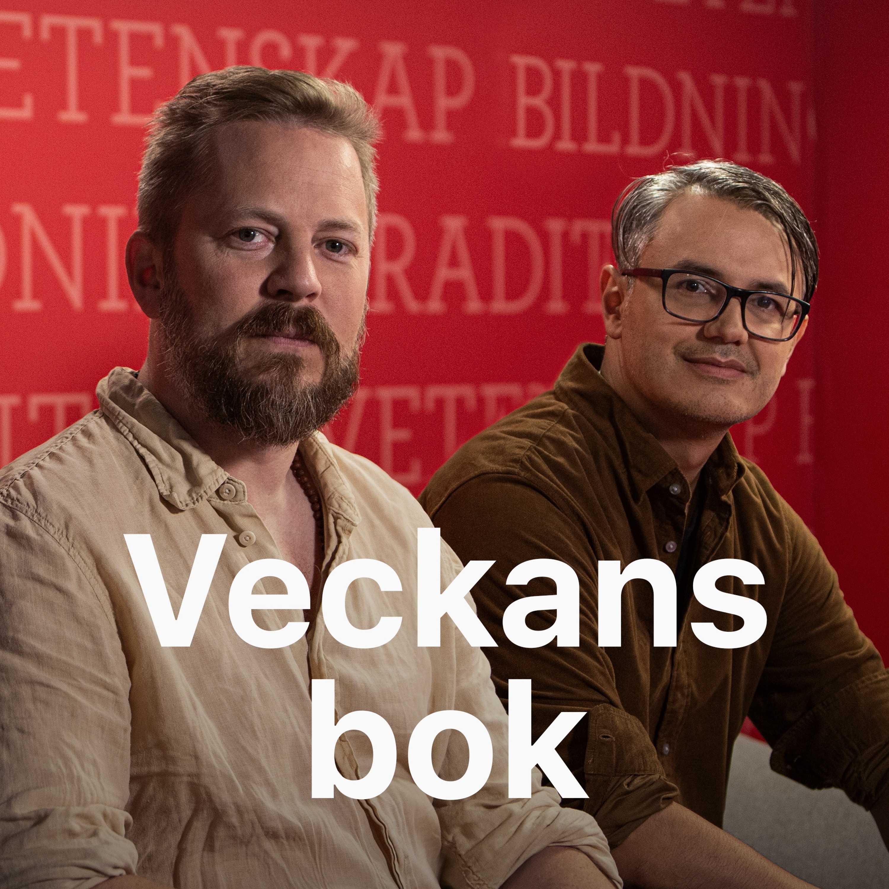 Podcastbild: 86. Veckans bok 2023 – Jesper Huor & Anders Rydell om Förgör de falska gudarna