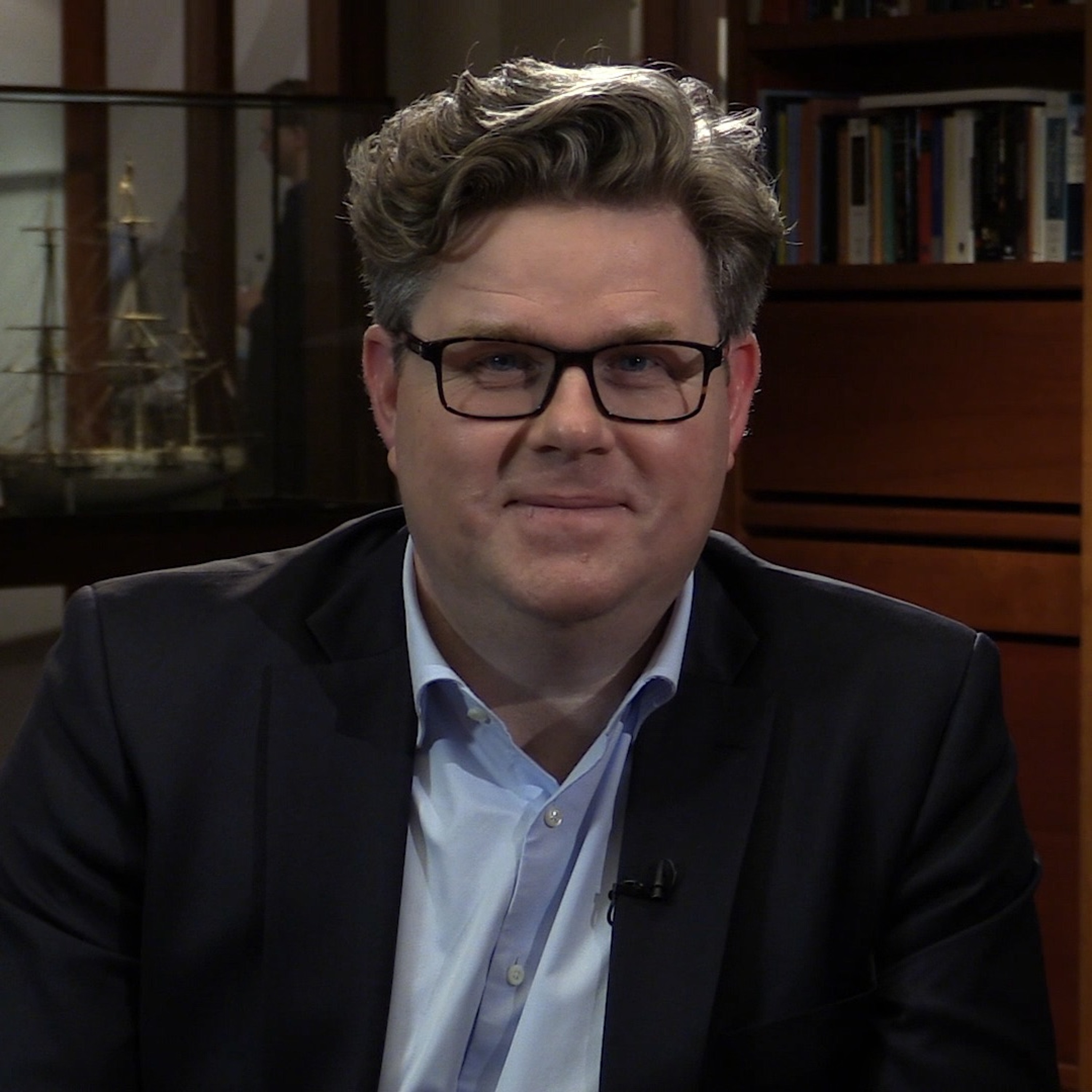 Podcastbild: 85. Studio Axess 2019 – Gunnar Strömmer – En blå våg har svept över landet