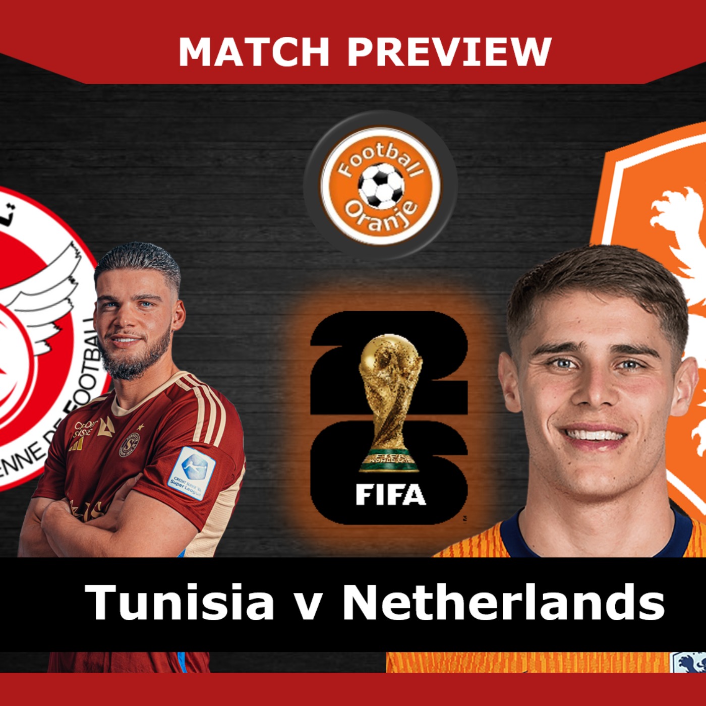MATCH PREVIEW: Tunisia v Netherlands episode artwork
