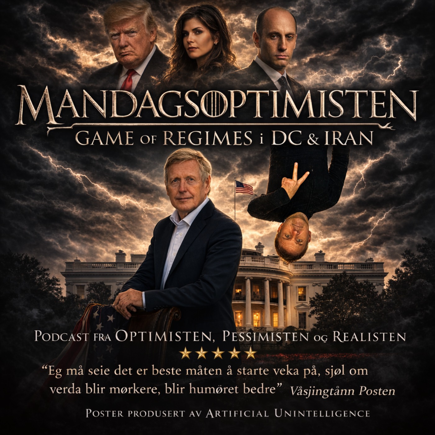 MANDAGSOPTIMISTEN: Iran-fronten, splittelse i Trumps regjering og Ukrainas overraskelse episode artwork