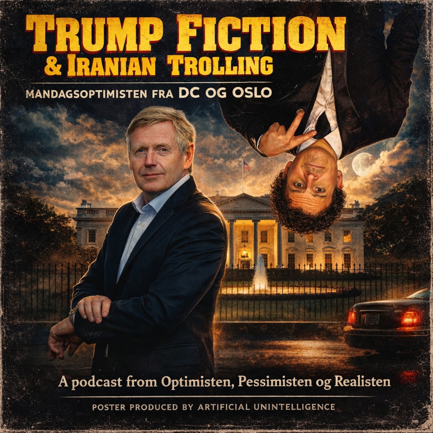 MANDAGSOPTIMIsTEN. Trump Fiction, Iran Troller og Maha... må normalisere seg selv episode artwork