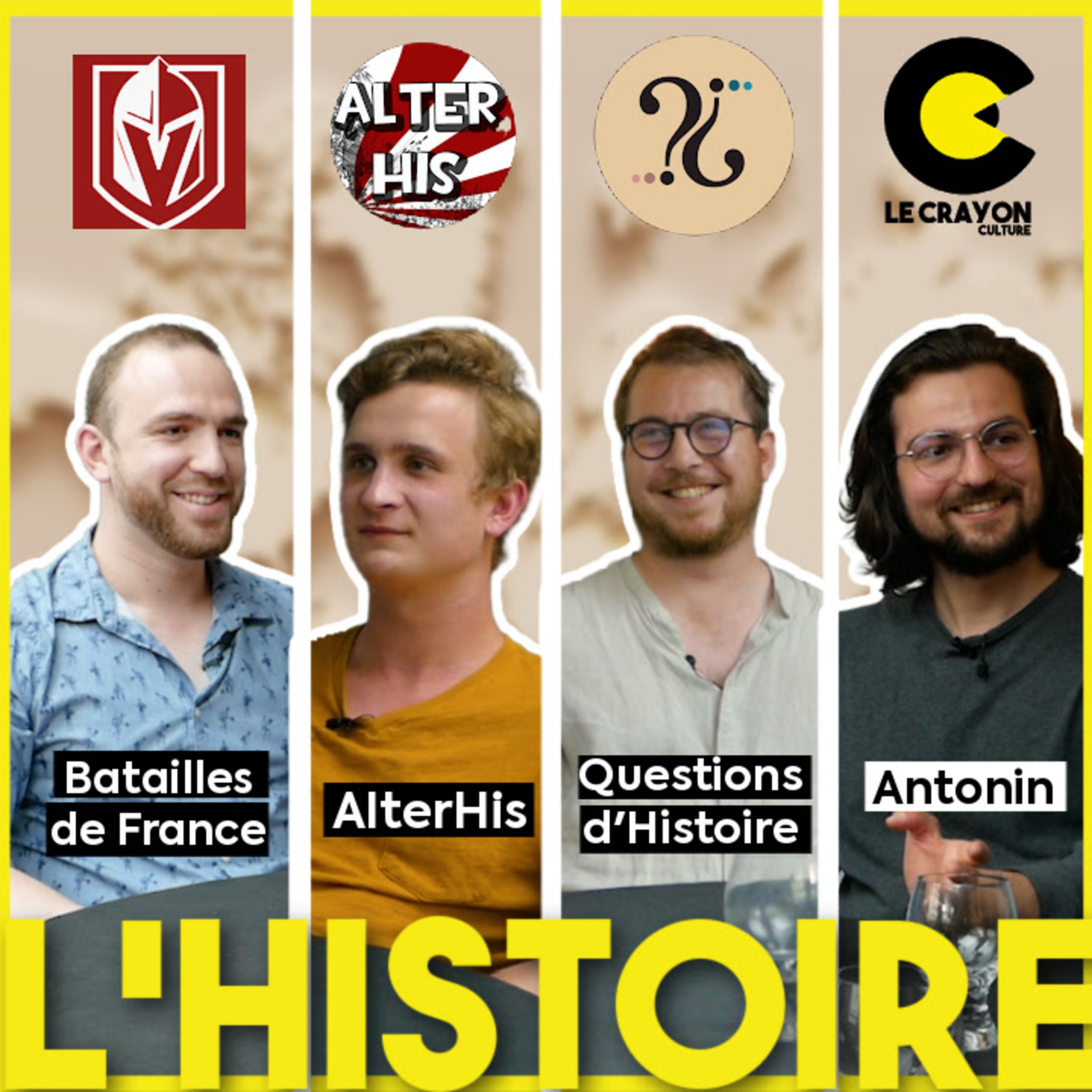 Fin de L'HISTOIRE avec la CANCEL CULTURE ? @AlterHis , @Questions d'Histoire  et  @Batailles de France ​