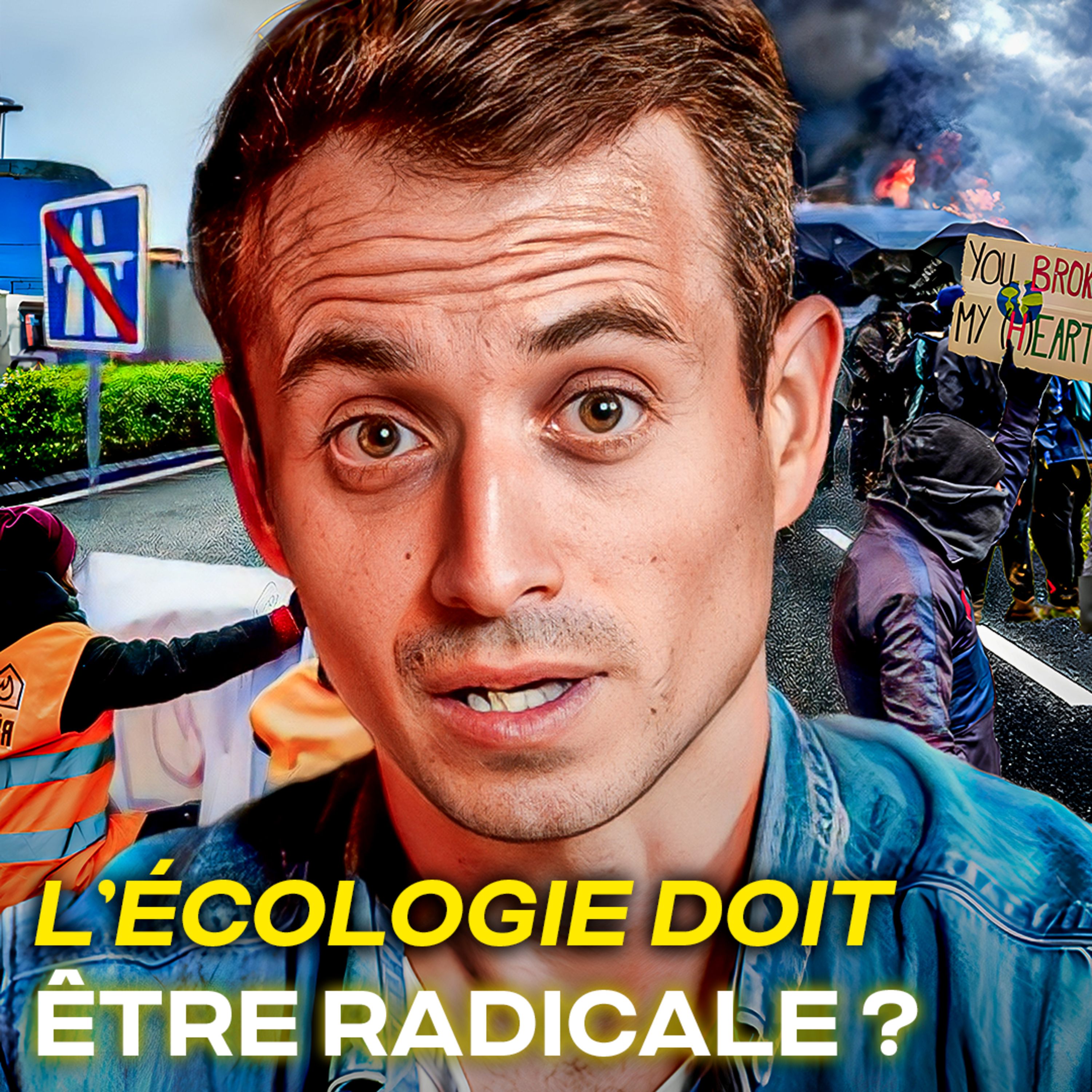 La violence, seule issue face à l’urgence climatique ? Hugo Clément répond.
