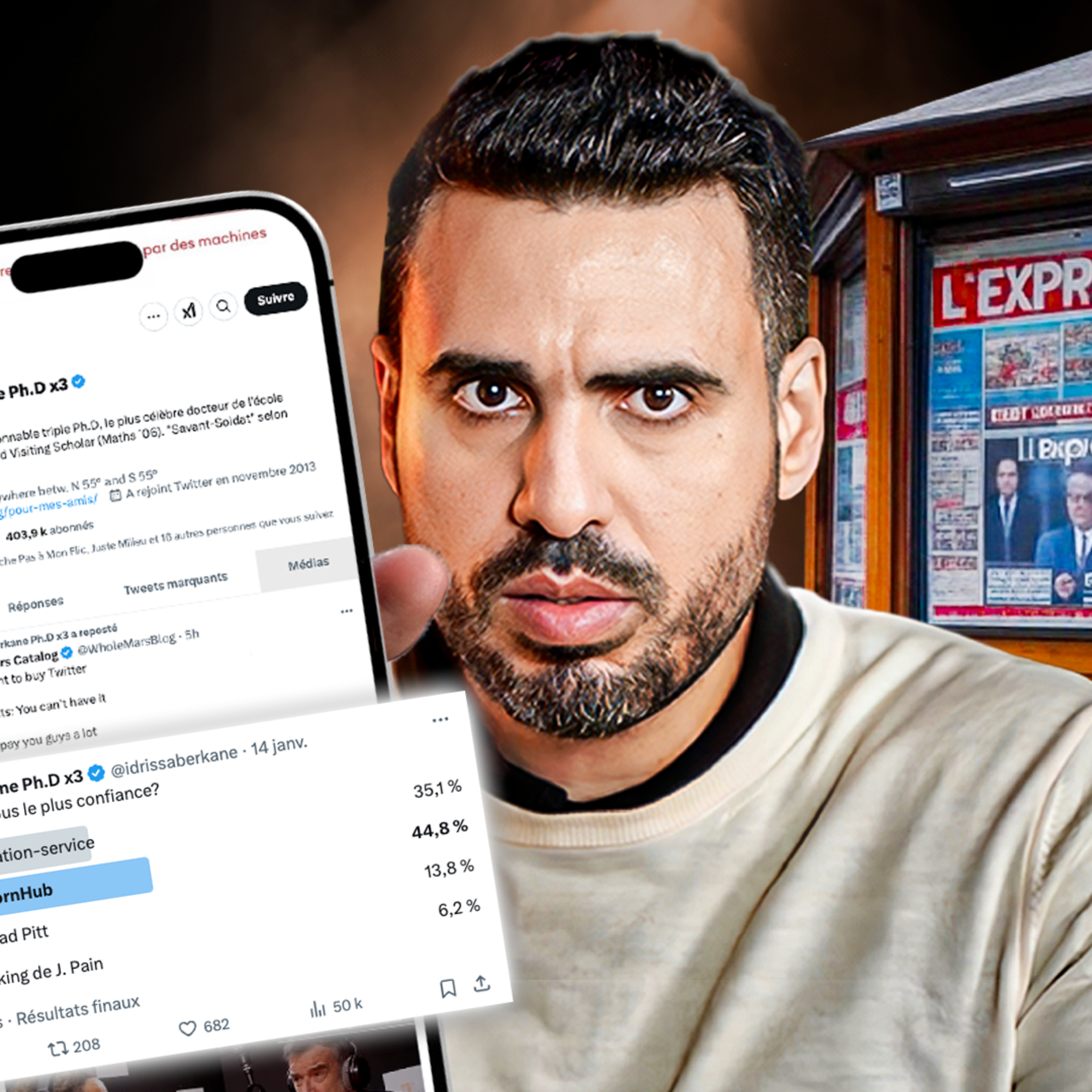 Qui possède la vérité : Milliardaires ou journalistes ? Idriss Aberkane répond.