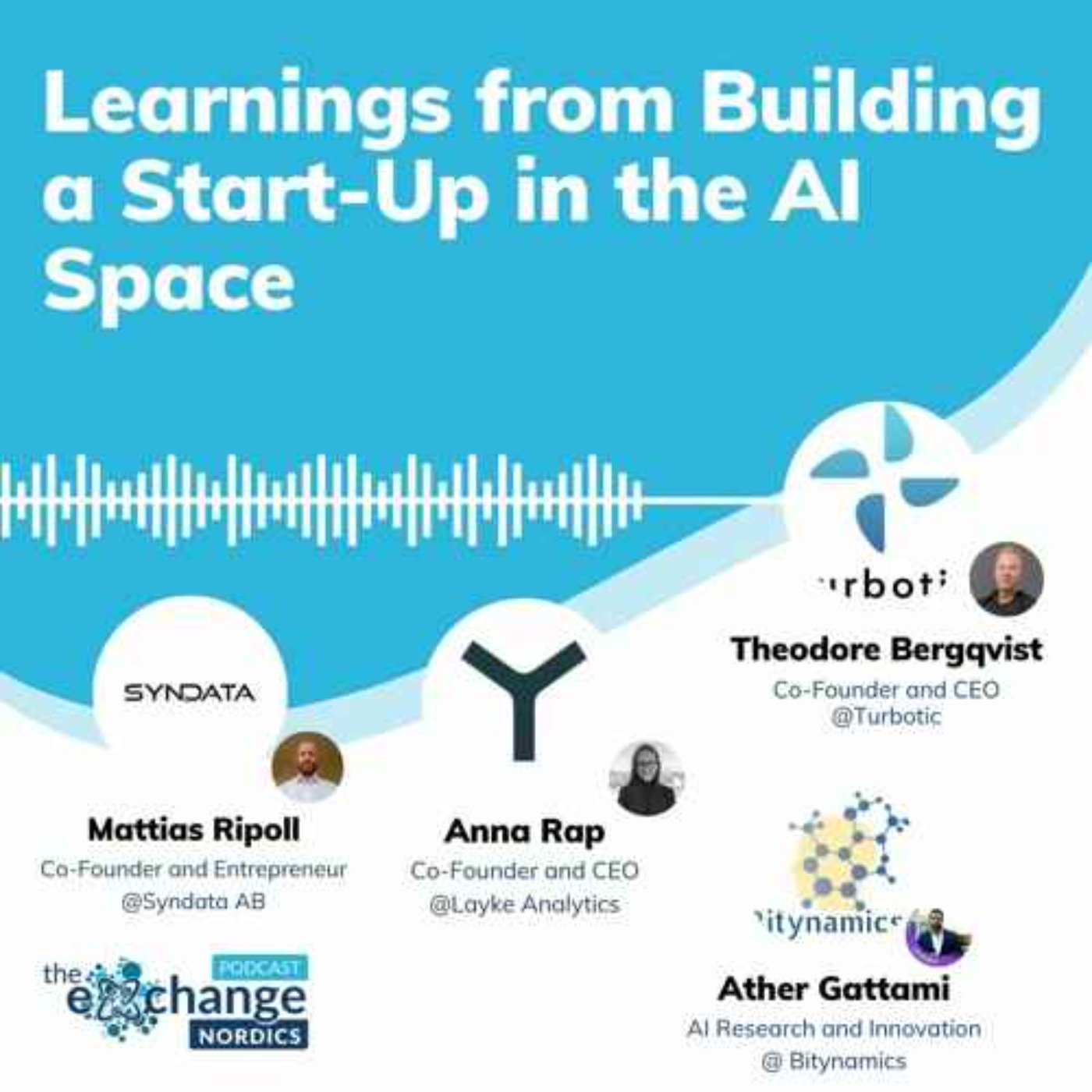 Learnings from Building a Start-Up in the AI Space episode artwork