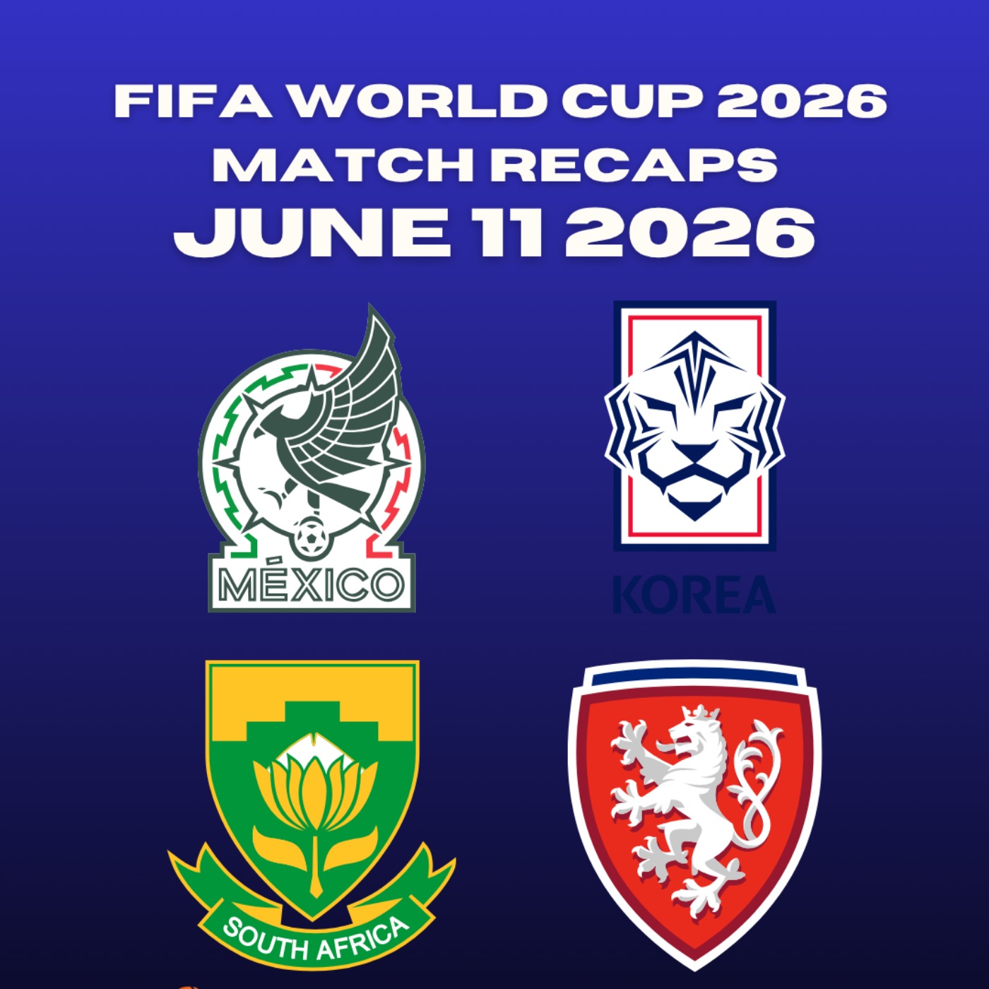 June 11 FIFA World Cup 2026 Match Recaps episode artwork