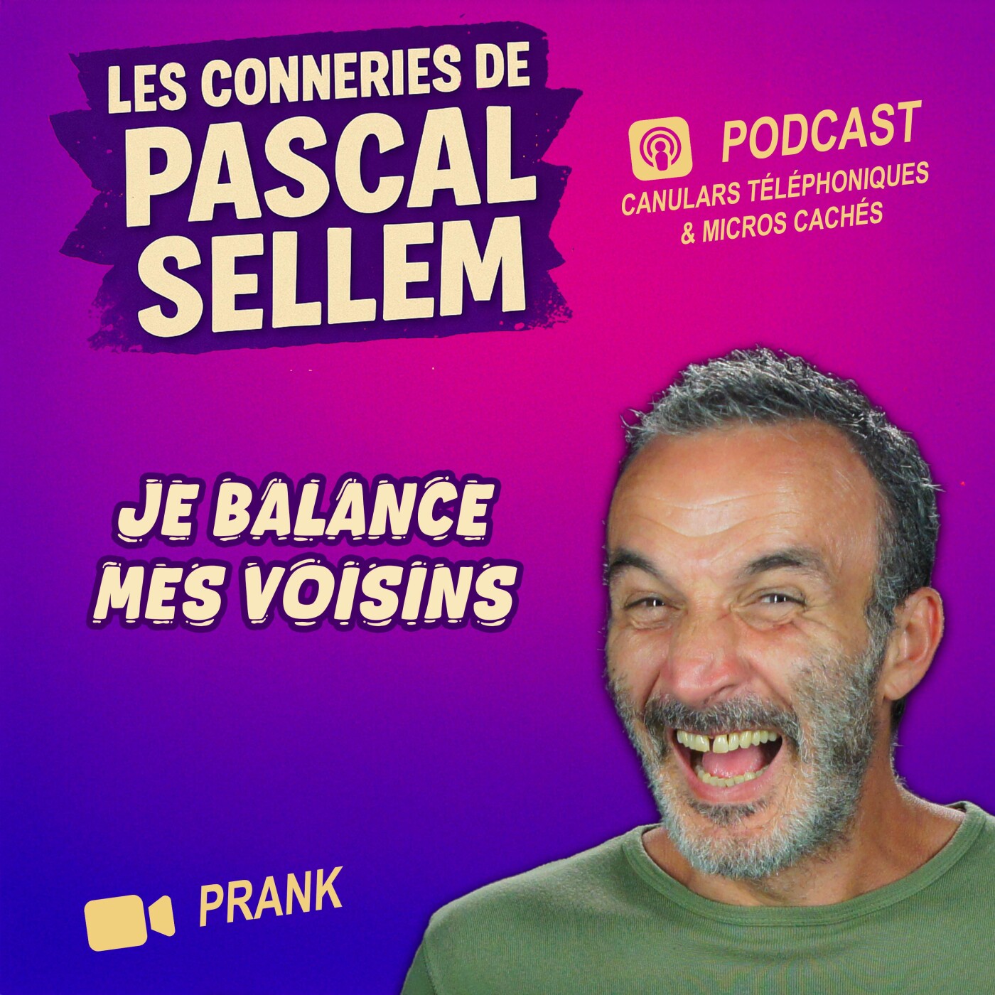 Pascal Sellem en podcast #humour Canular et Micro Caché