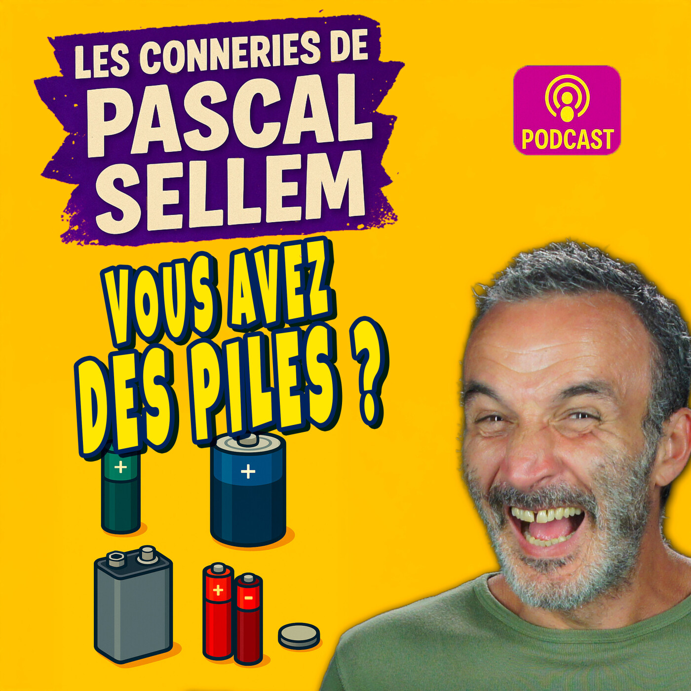 Vous les mettez où, vos piles ? ★ Canular Pascal Sellem