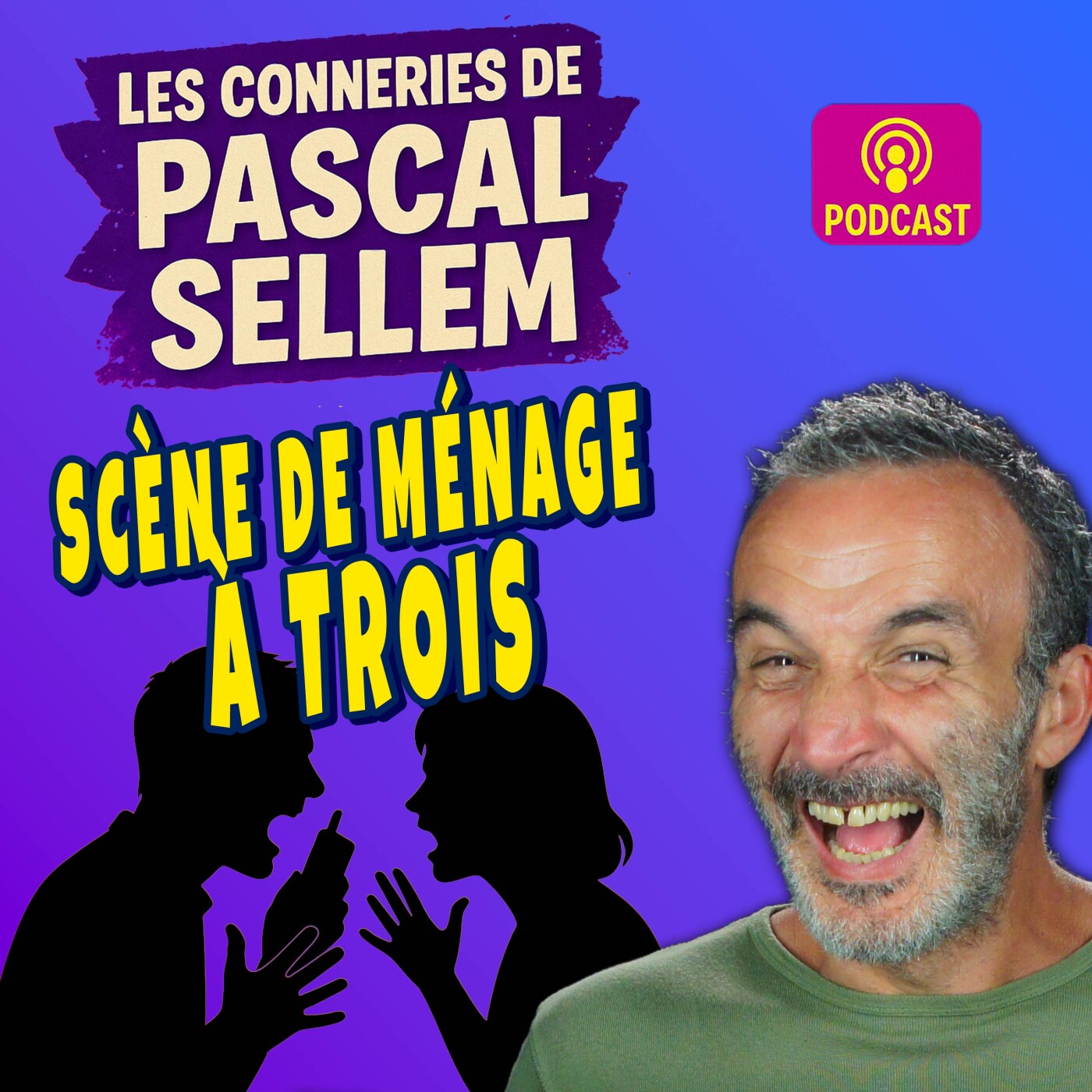 😱 Scène de ménage à 3 🤣 Pascal Sellem #humour