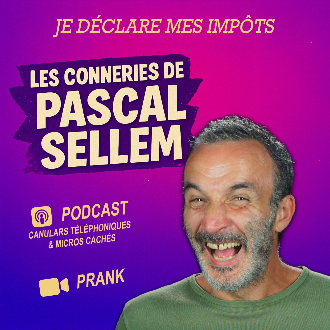 Pascal Sellem en podcast #humour Canular et Micro Caché