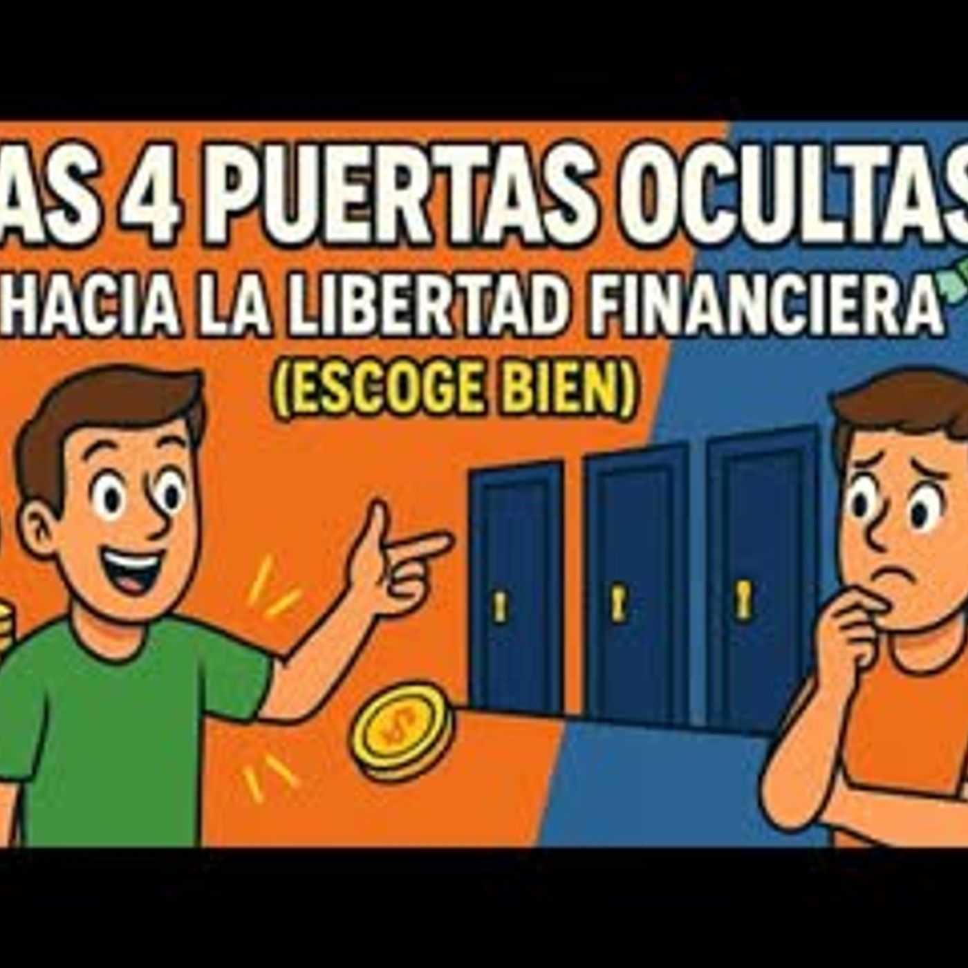 🚪 Las 4 Puertas Ocultas hacia la Libertad Financiera (Escoge Bien)