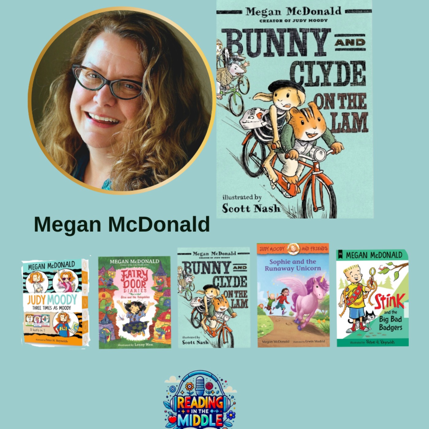 Mischief, Mood Swings & Middle Grade Magic with Megan McDonald episode artwork