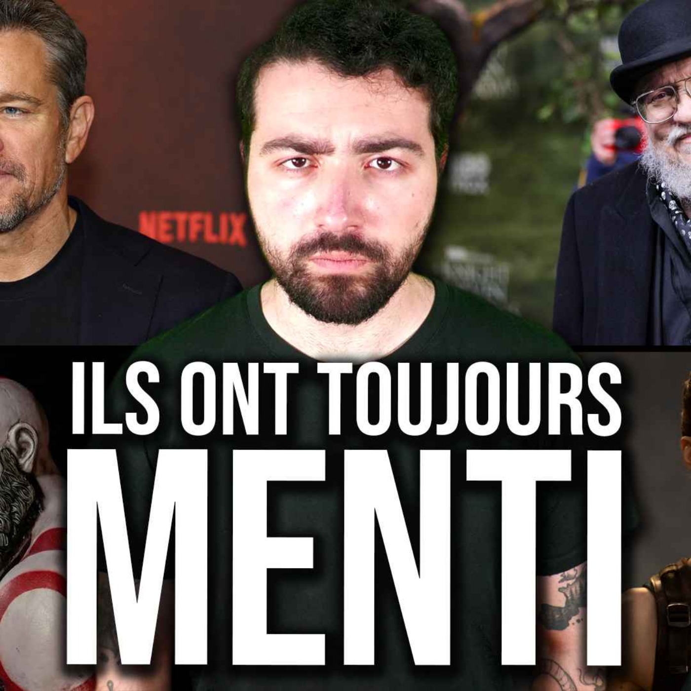 MATT DAMON révèle la vérité sur NETFLIX et GEORGE RR MARTIN contre HBO ! (God of War, Tomb Raider..)