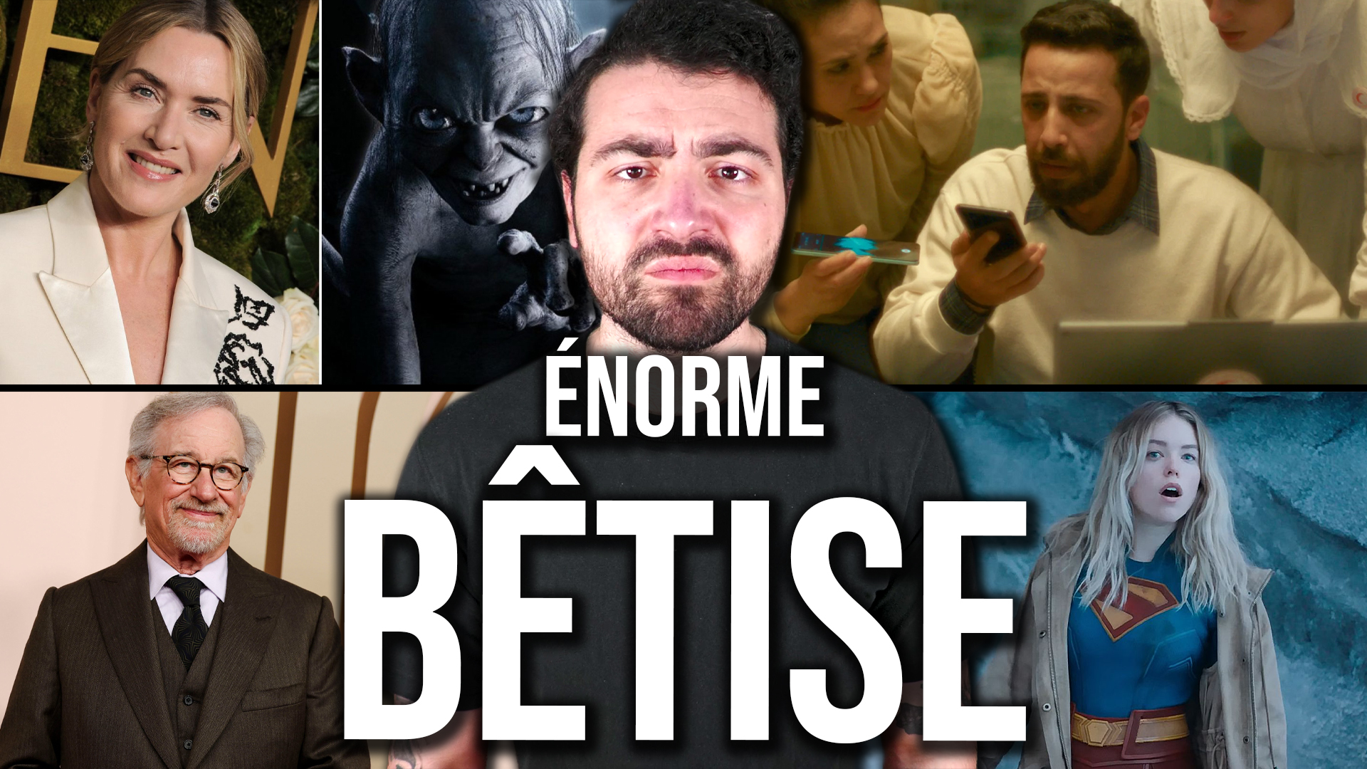 Un acteur banni des USA et Supergirl inquiète ! (Steven Spielberg riche, Kate Winslet dans Gollum..)
