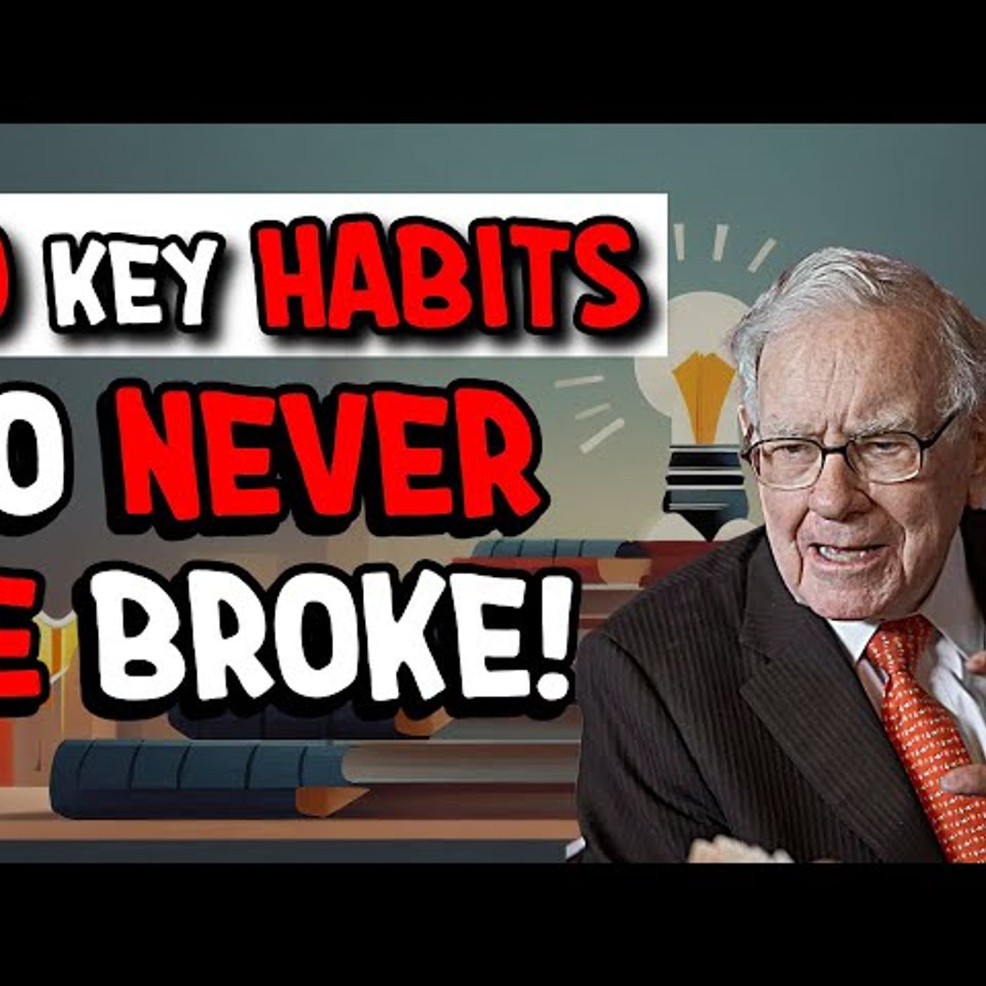 Stay Ahead of Your Friends and Never BROKE Using Warren Buffett's 10 Wealthy Habits episode artwork