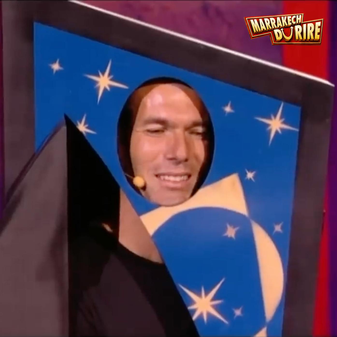 Jamel Debbouze, Zinedine Zidane et Omar Sy - Le tour de magie - Marrakech du Rire 2011