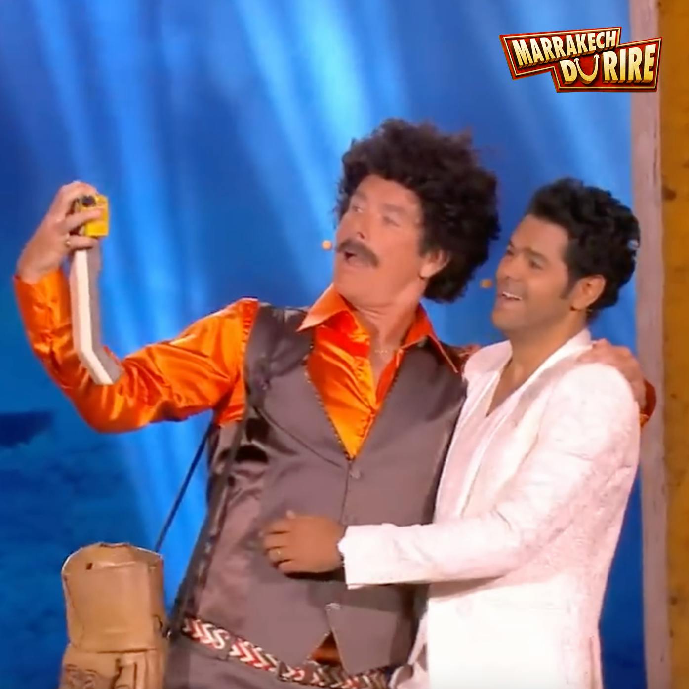 Franck Dubosc et Jamel Debbouze - Cheb Dubosc - Marrakech du rire 2014