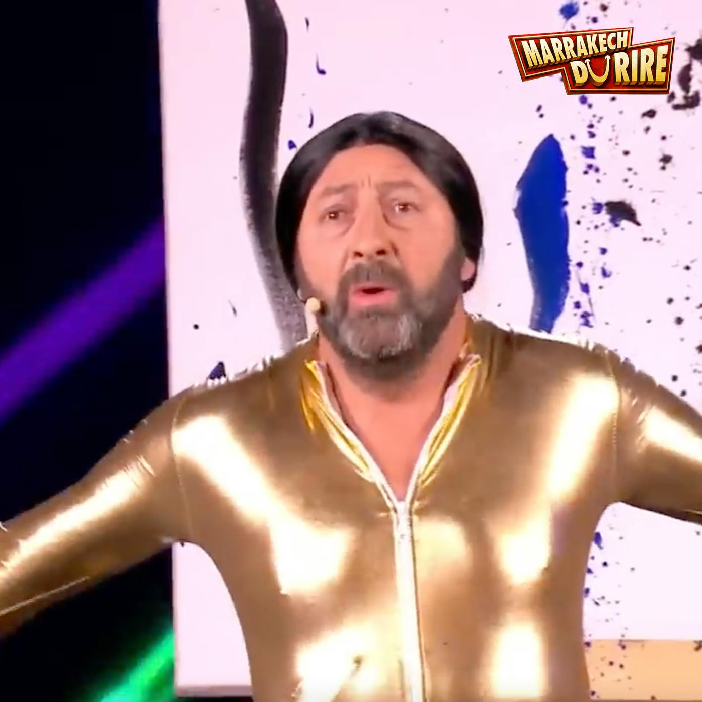 Kad Merad - Disco painting - Marrakech du rire 2014