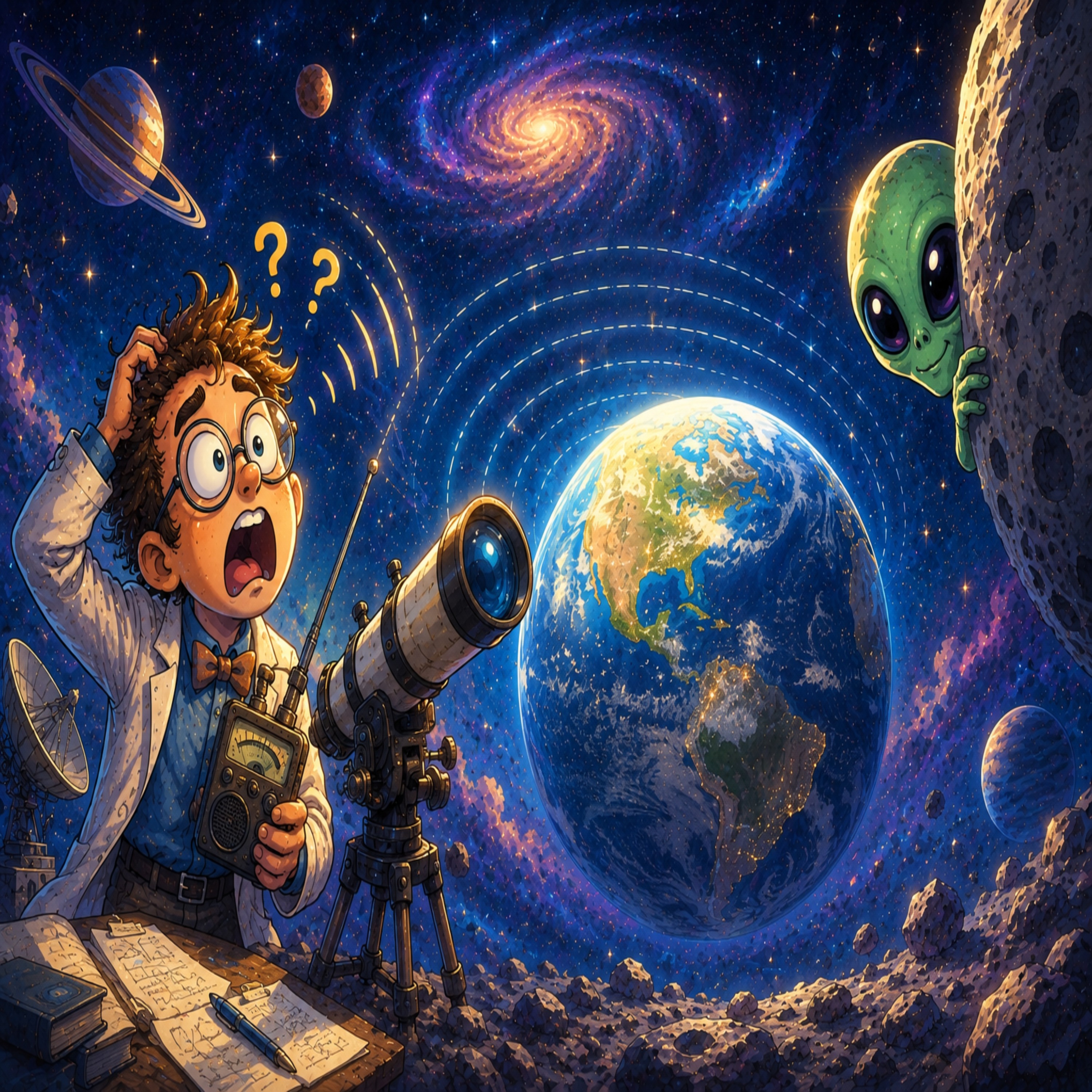 Why We Haven’t Heard From Aliens Yet On Earth episode artwork