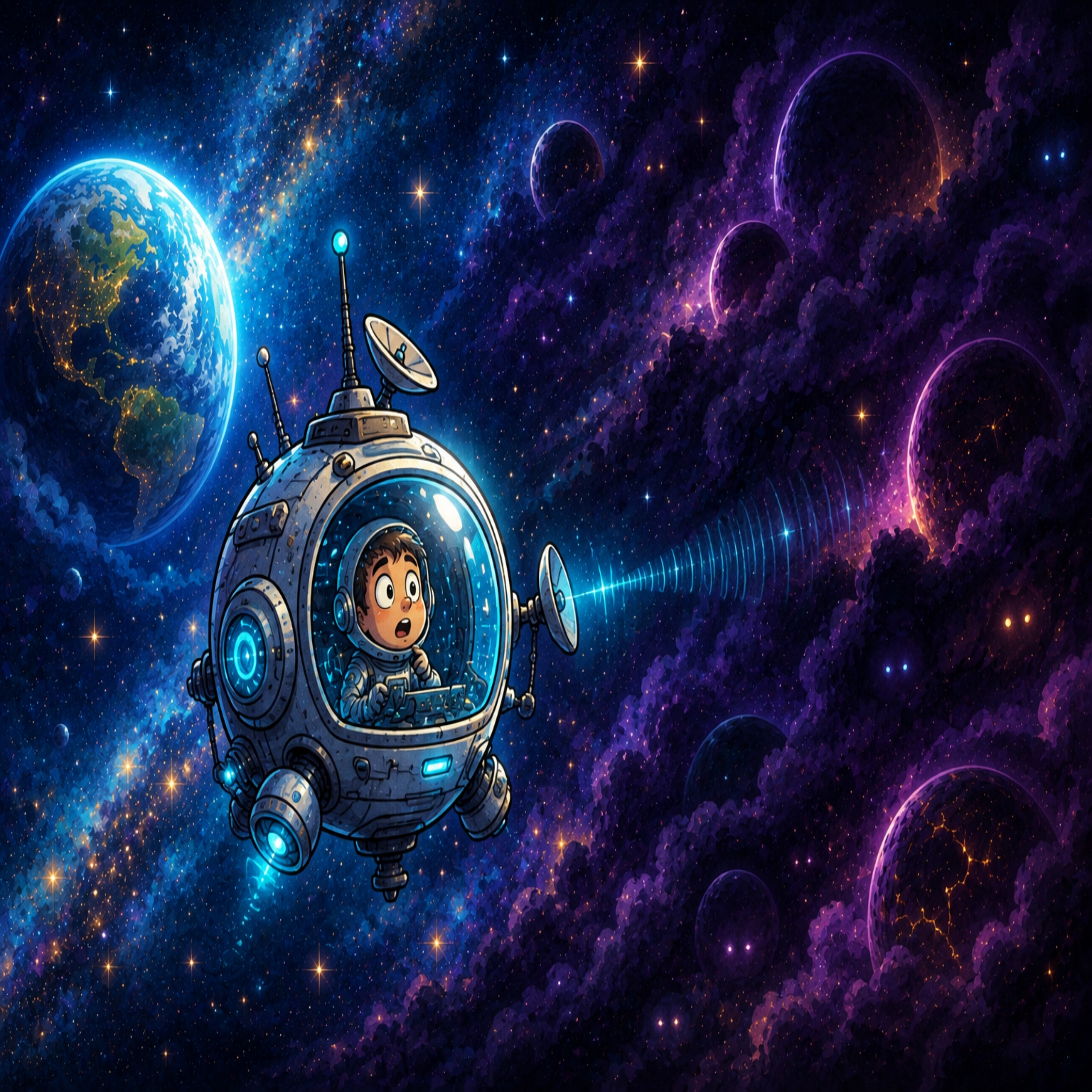 The Dark Forest Theory Told as a Calm Space Mystery episode artwork