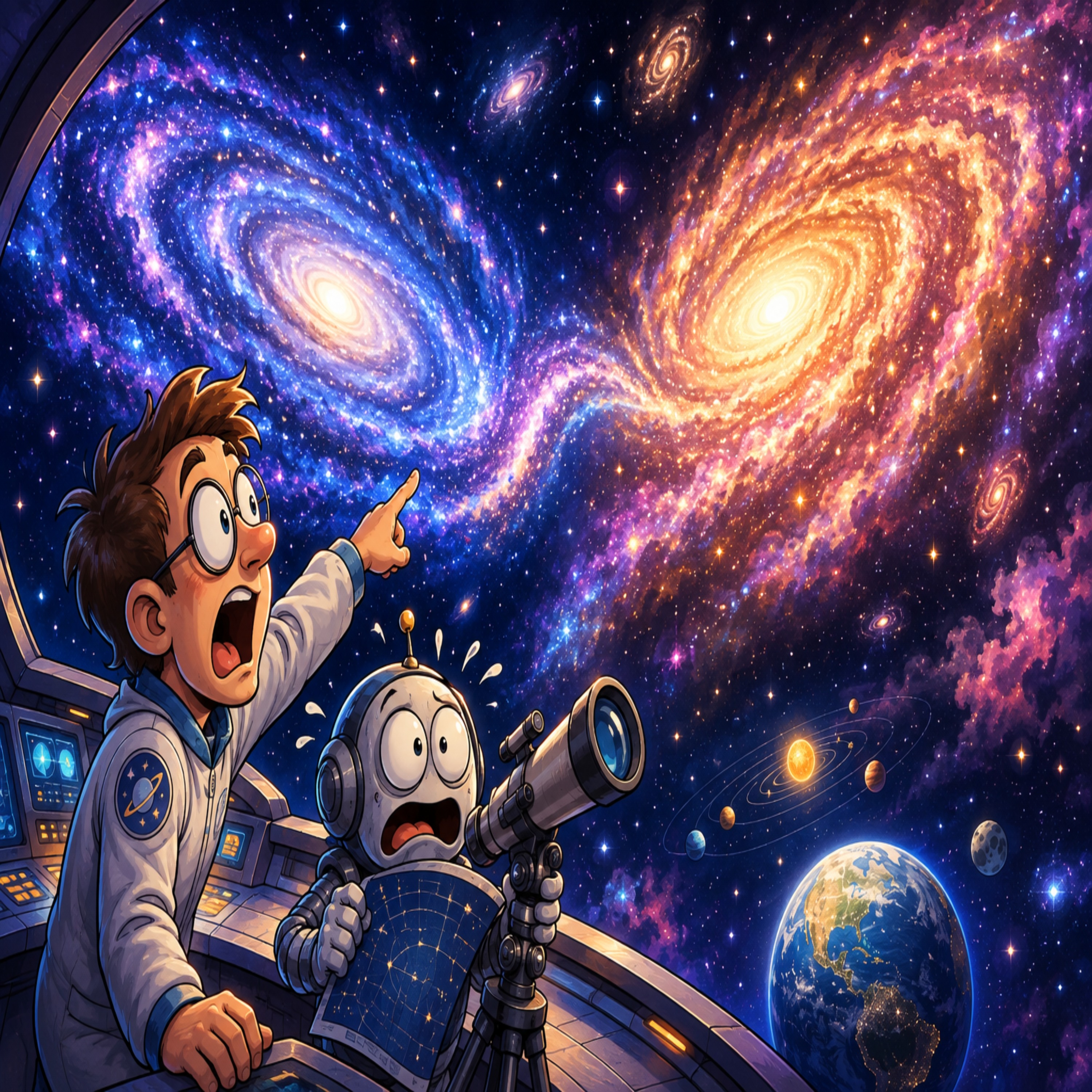 The Future Collision Between the Milky Way and Andromeda episode artwork